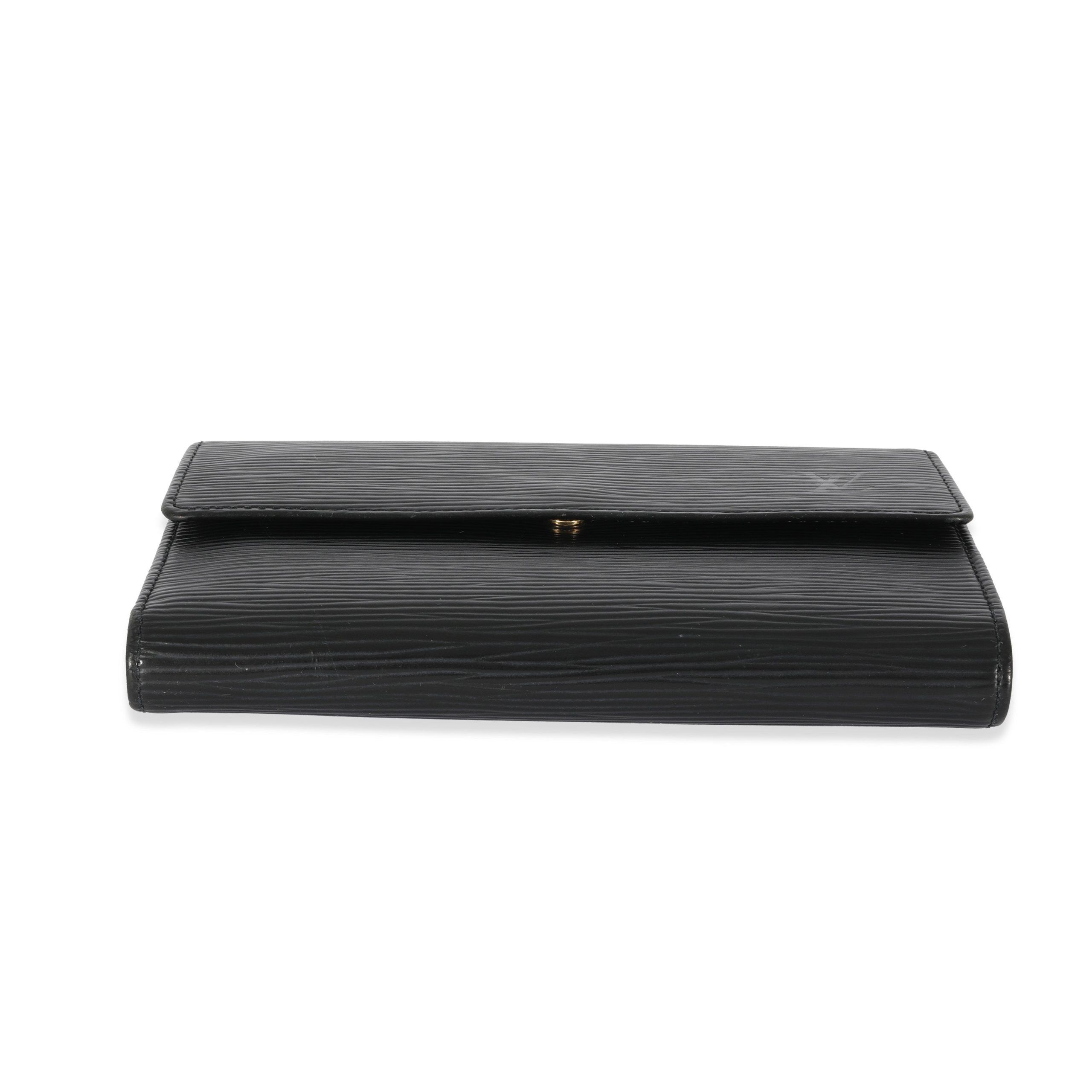 Louis Vuitton Louis Vuitton Black Epi Porte Tresor Wallet Size ONE SIZE - 4 Thumbnail