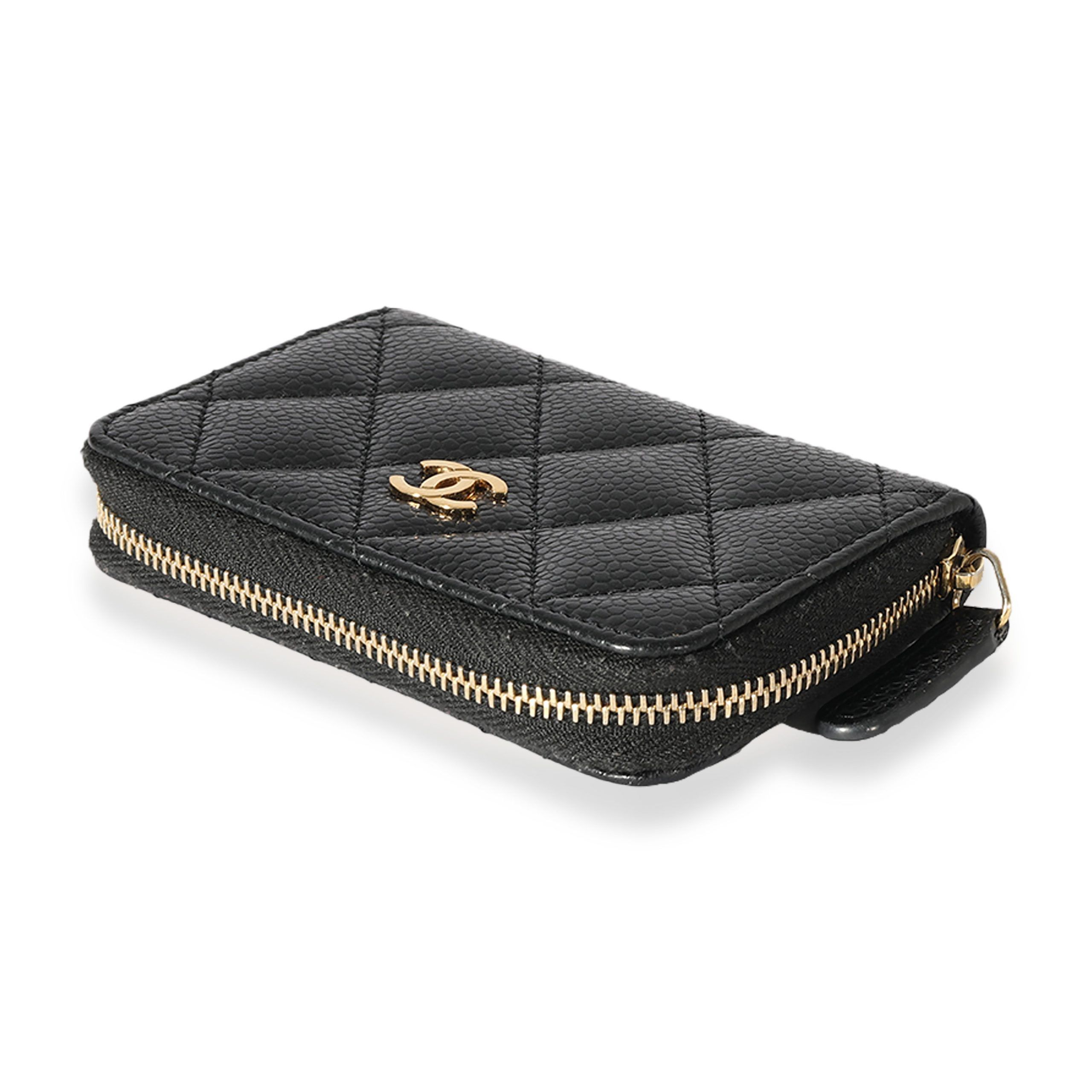 Chanel Chanel Black Caviar CC Zip Coin Purse Size ONE SIZE - 7 Thumbnail