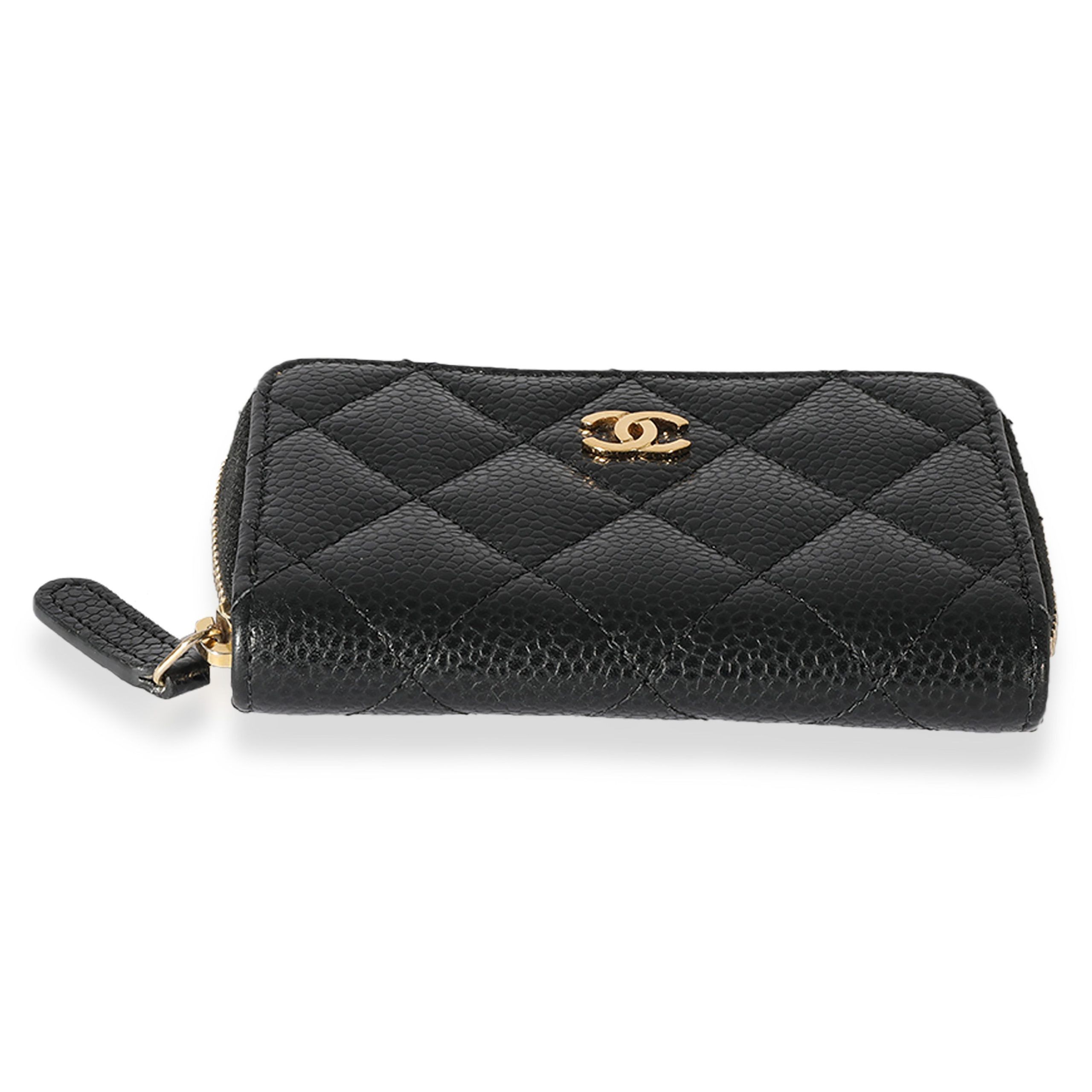 Chanel Chanel Black Caviar CC Zip Coin Purse Size ONE SIZE - 5 Thumbnail