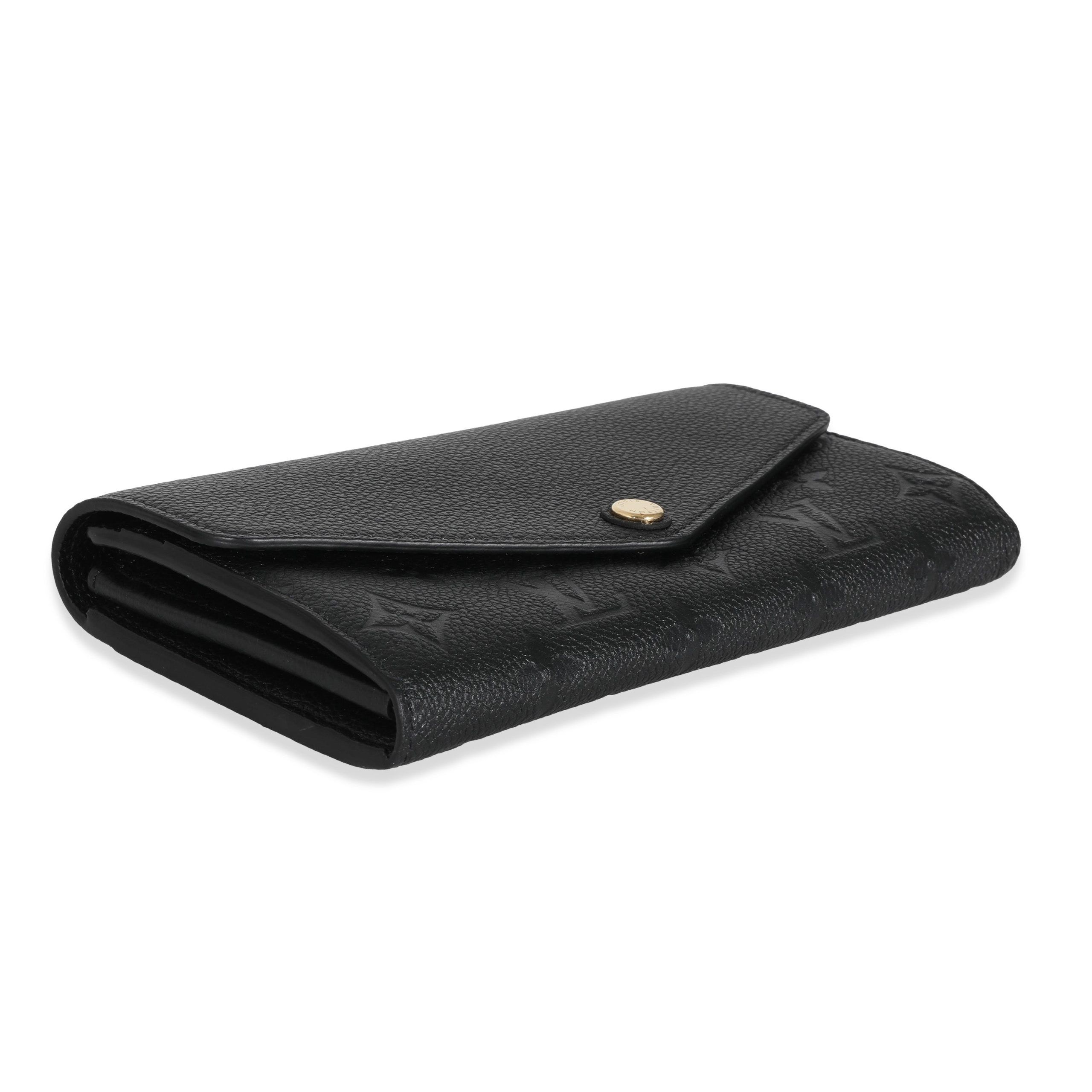 Louis Vuitton Louis Vuitton Black Empreinte Sarah Wallet Size ONE SIZE - 5 Thumbnail