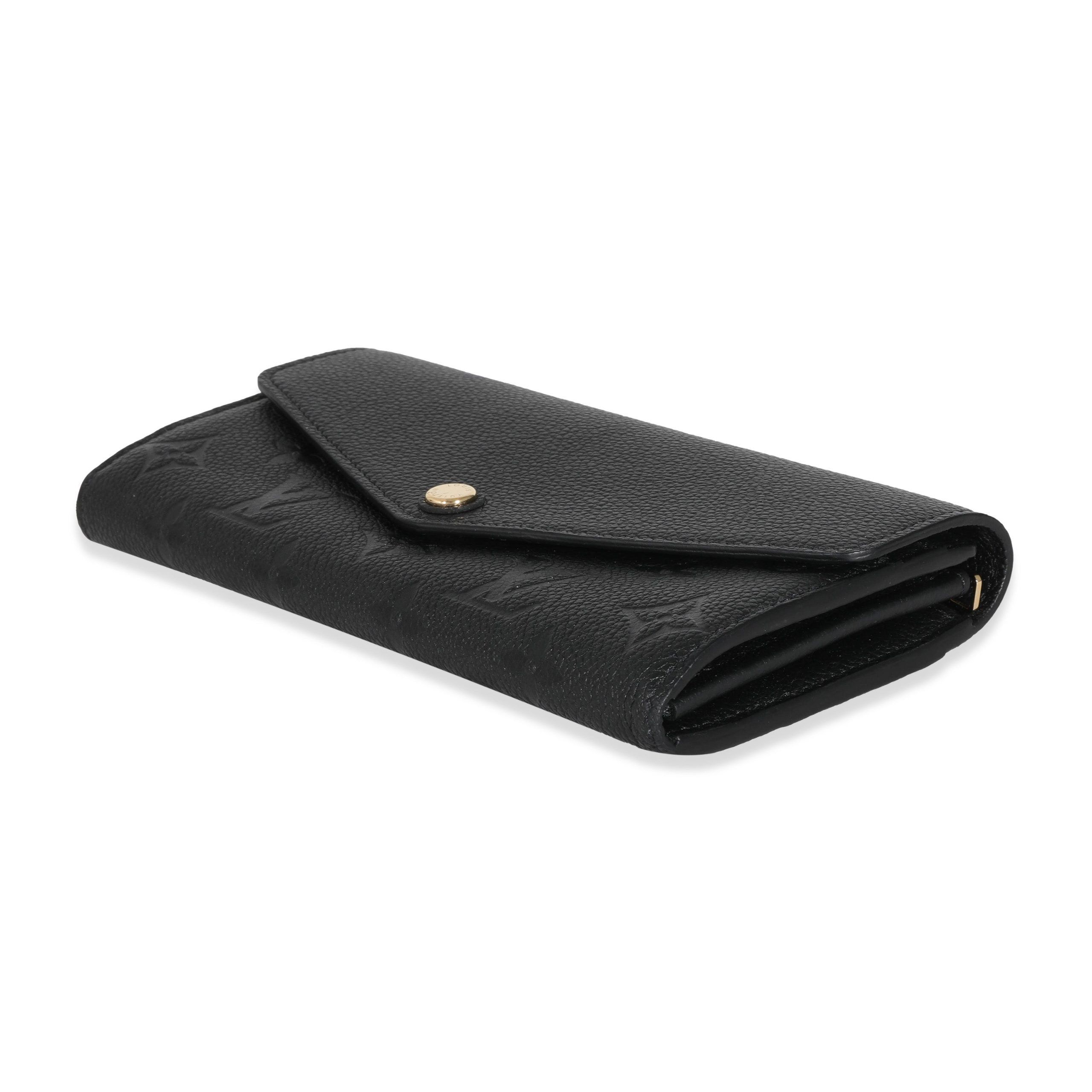 Louis Vuitton Louis Vuitton Black Empreinte Sarah Wallet Size ONE SIZE - 6 Thumbnail