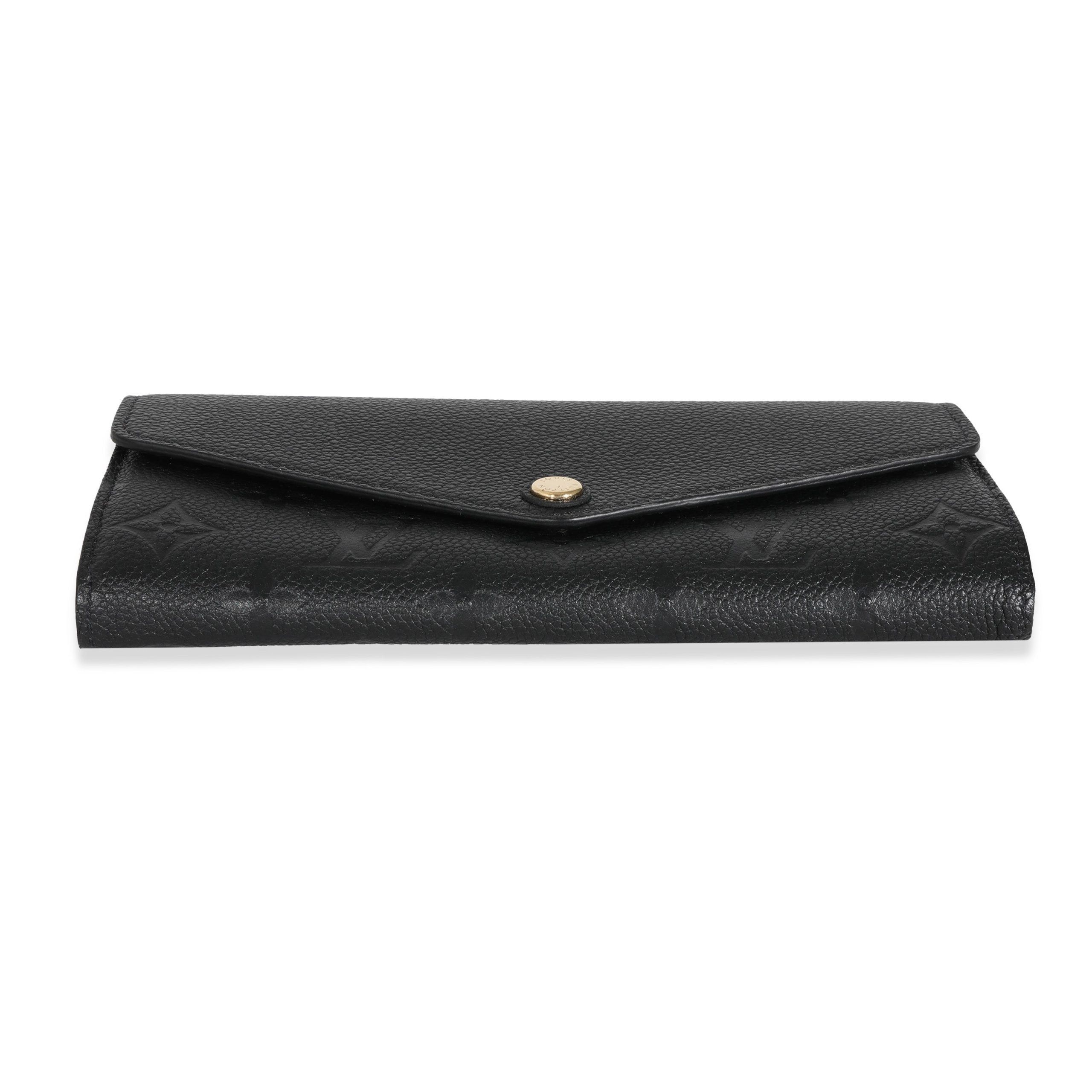 Louis Vuitton Louis Vuitton Black Empreinte Sarah Wallet Size ONE SIZE - 4 Thumbnail