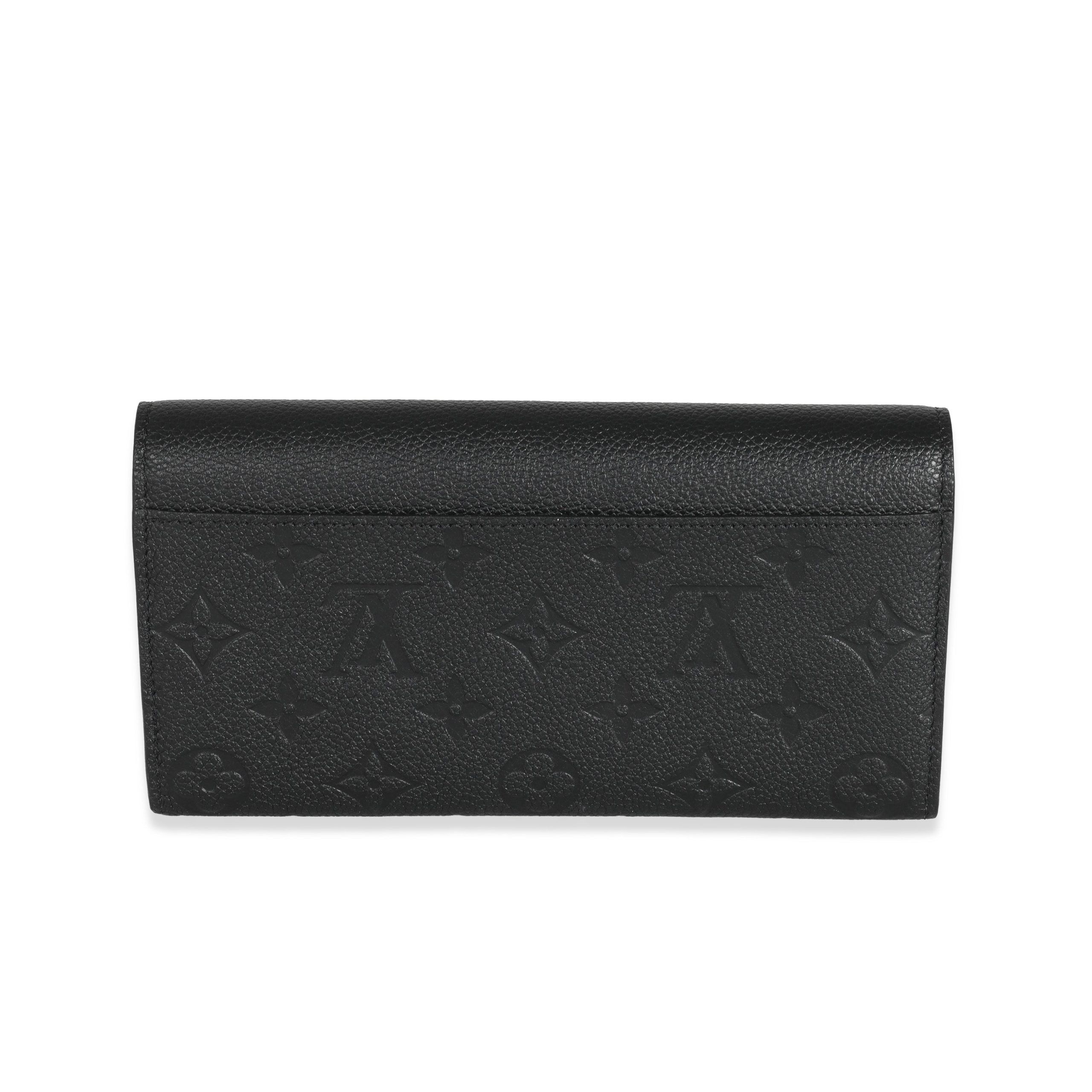Louis Vuitton Louis Vuitton Black Empreinte Sarah Wallet Size ONE SIZE - 3 Thumbnail