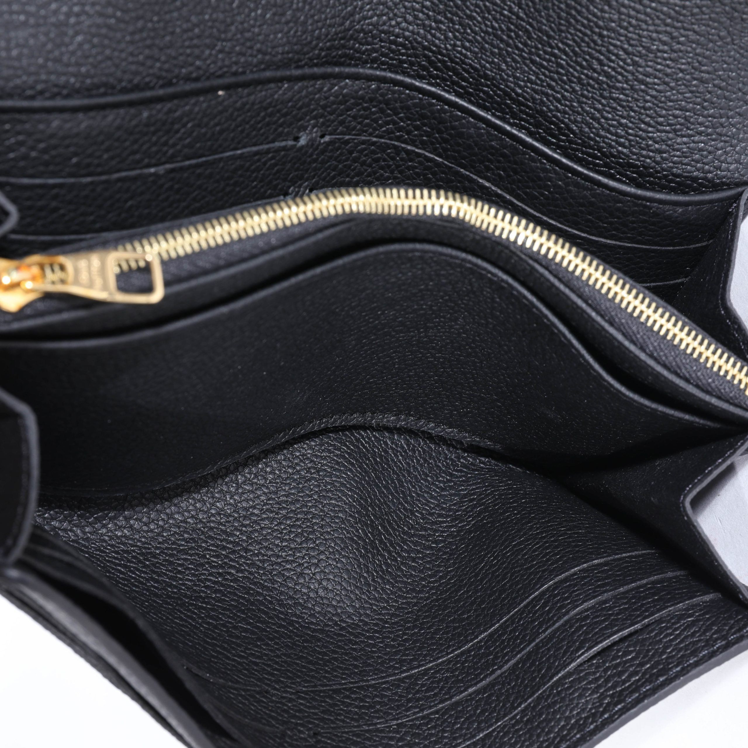 Louis Vuitton Louis Vuitton Black Empreinte Sarah Wallet Size ONE SIZE - 7 Thumbnail