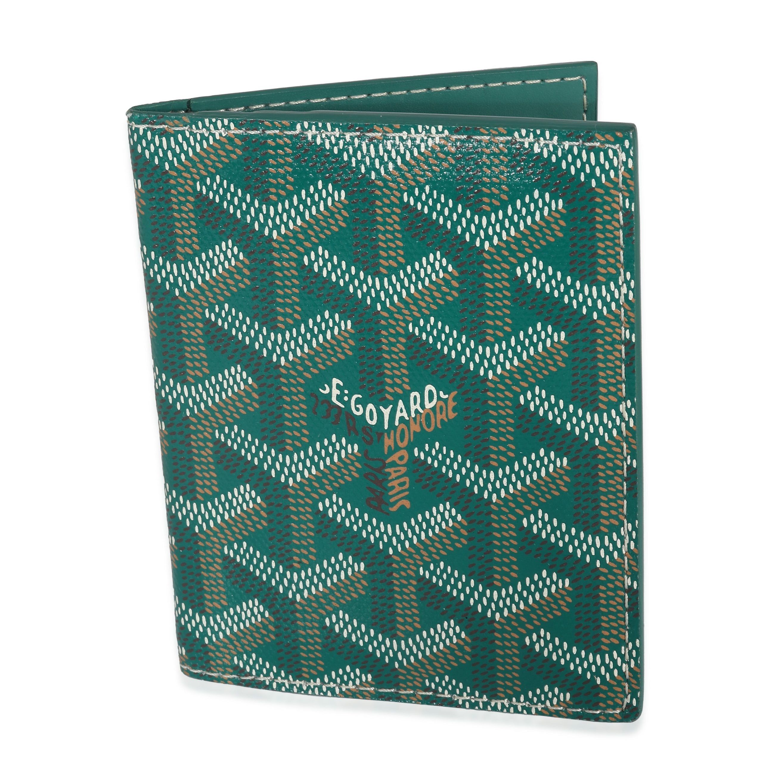 Goyard Goyard Green Goyardine Canvas Saint Marc Card Wallet Size ONE SIZE - 2 Thumbnail