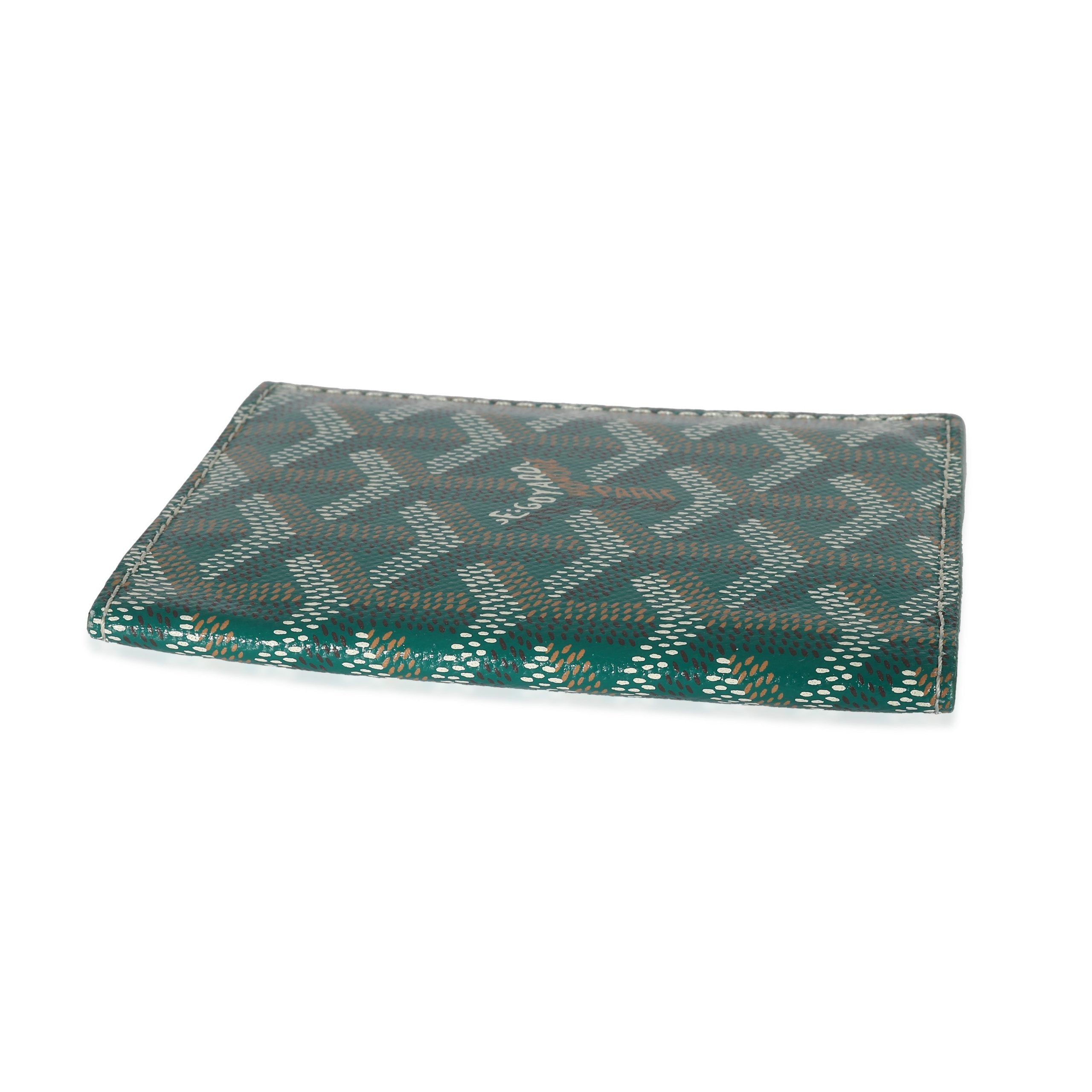 Goyard Goyard Green Goyardine Canvas Saint Marc Card Wallet Size ONE SIZE - 8 Thumbnail