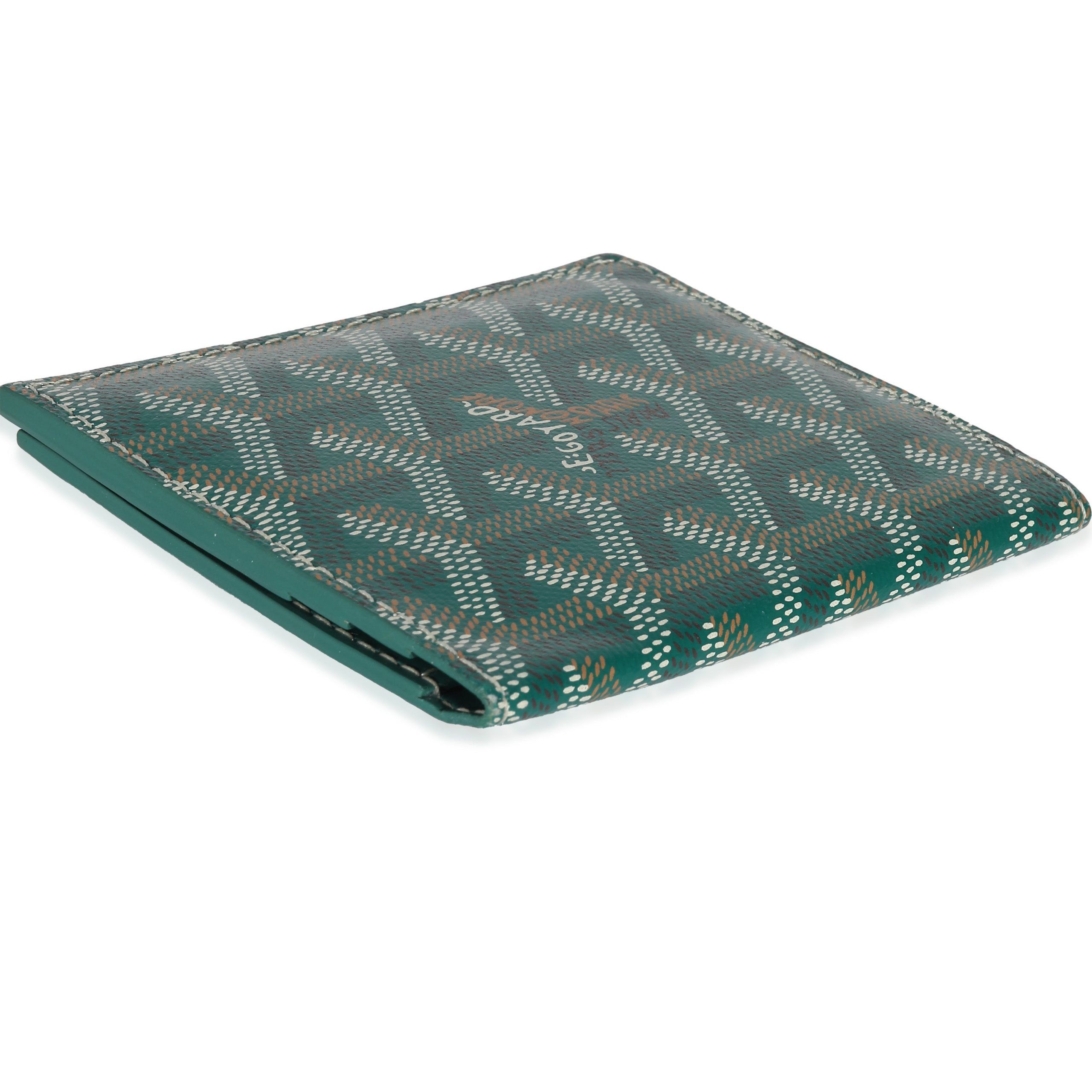 Goyard Goyard Green Goyardine Canvas Saint Marc Card Wallet Size ONE SIZE - 6 Thumbnail