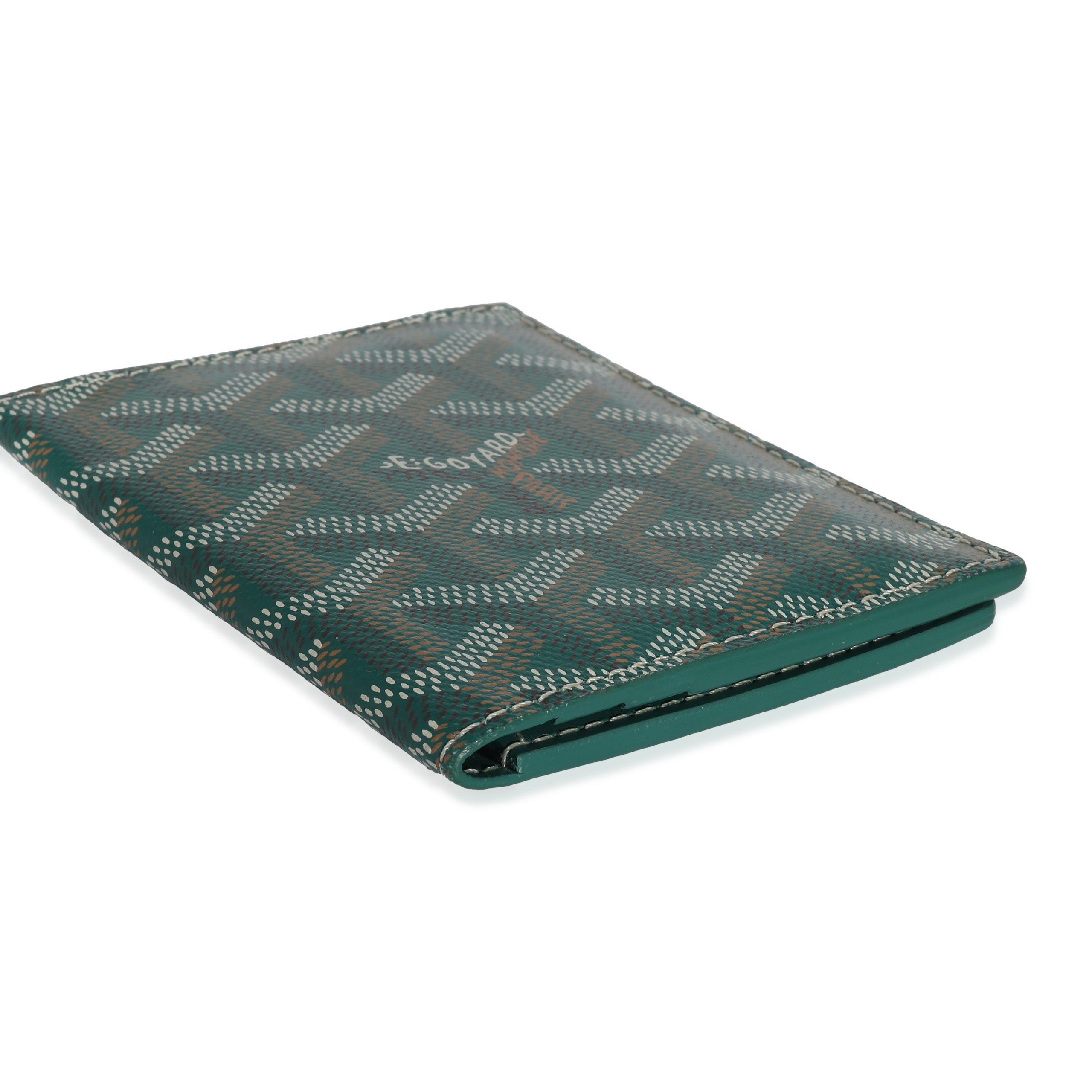 Goyard Goyard Green Goyardine Canvas Saint Marc Card Wallet Size ONE SIZE - 7 Thumbnail