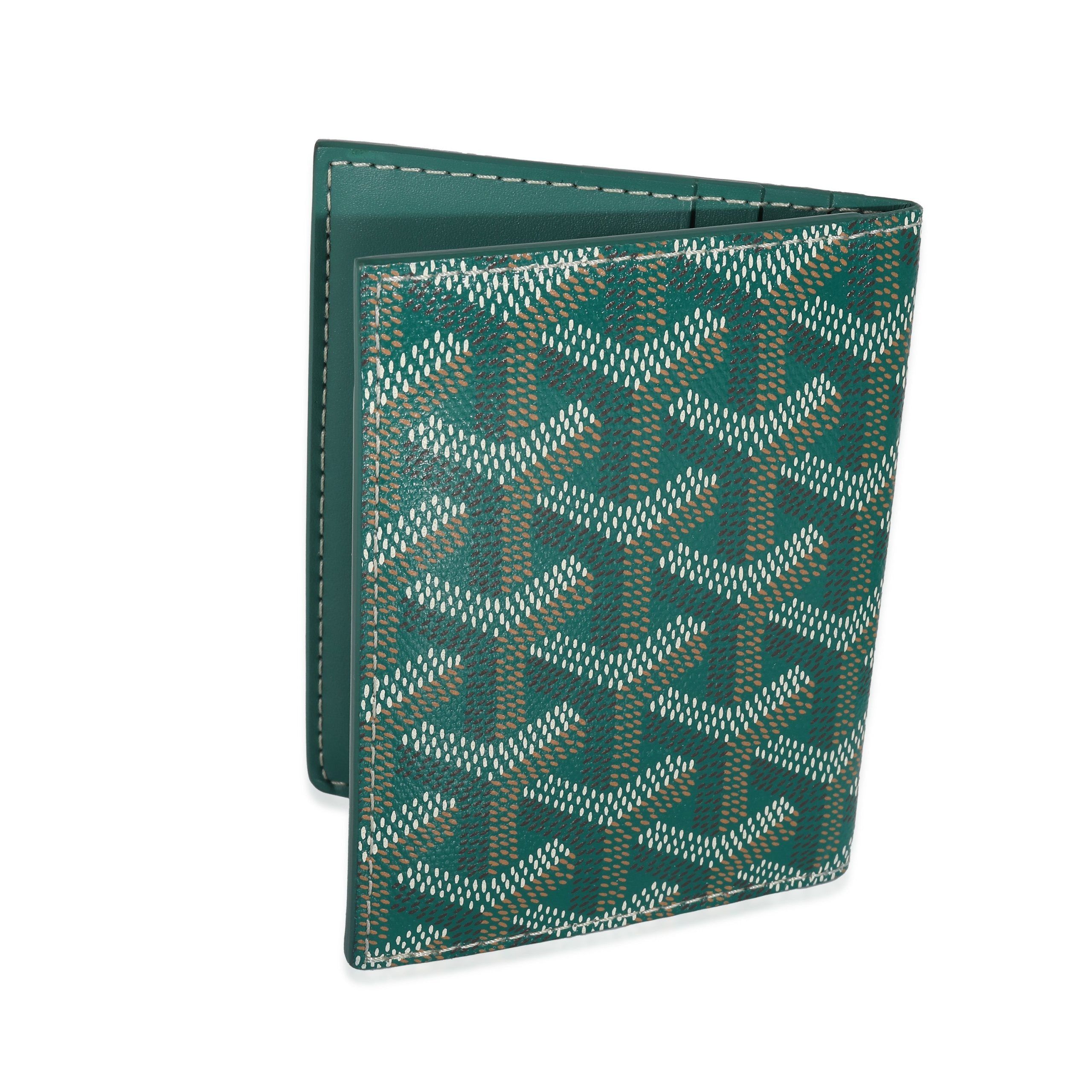 Goyard Goyard Green Goyardine Canvas Saint Marc Card Wallet Size ONE SIZE - 3 Thumbnail