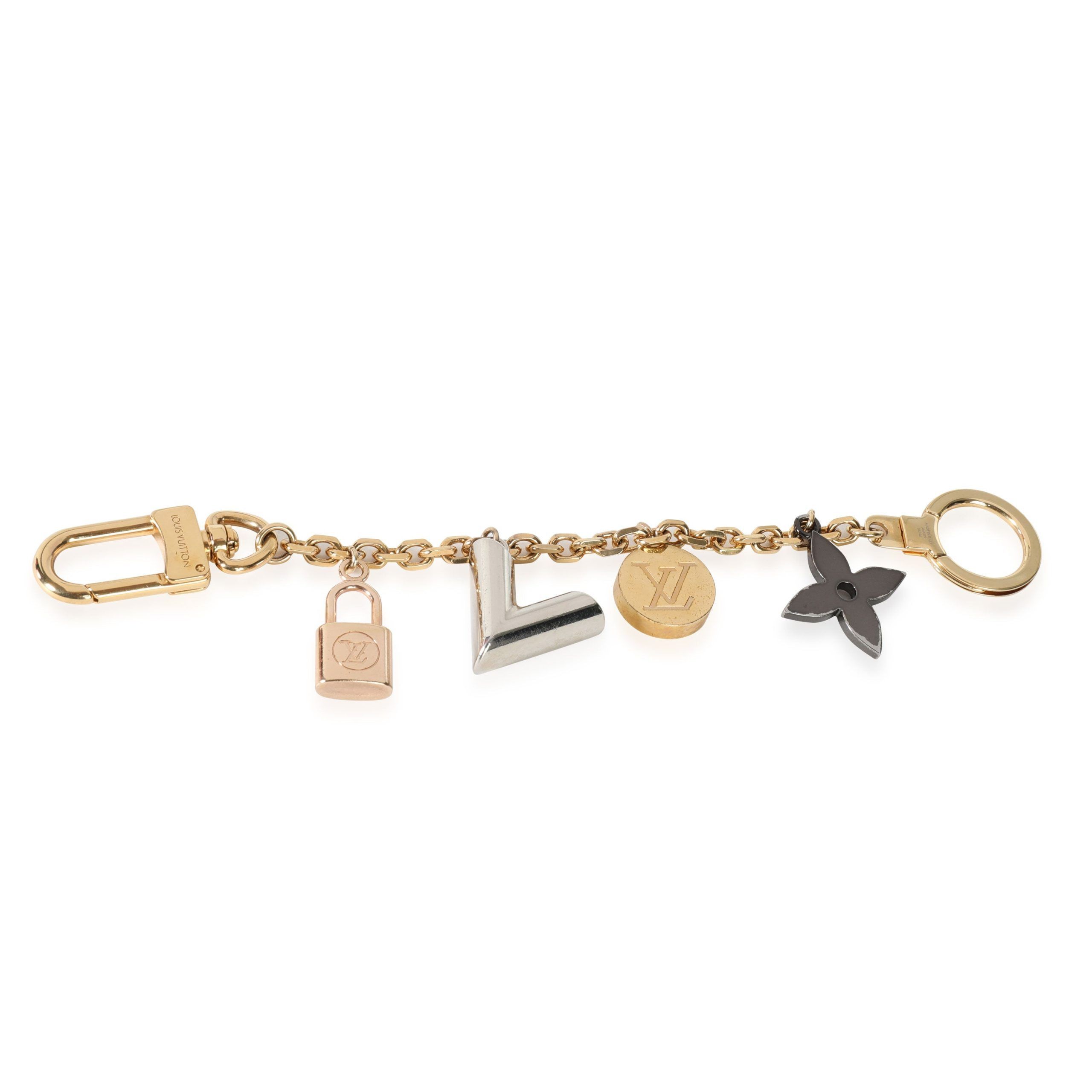 Louis Vuitton Louis Vuitton Gold & Silver-Tone Metal Kaleido V Bag Charm Size ONE SIZE - 2 Thumbnail