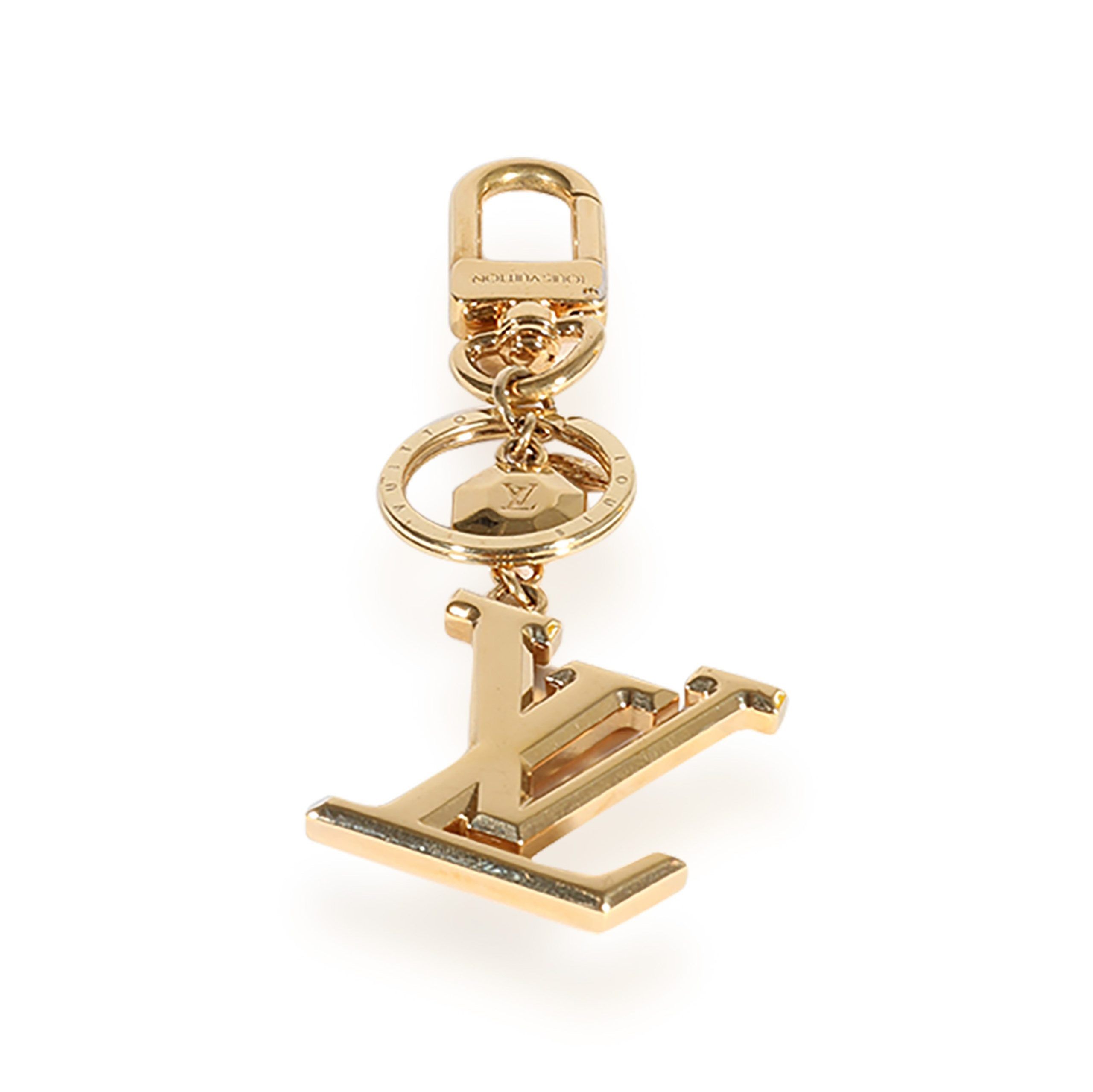 Louis Vuitton Louis Vuitton Gold Metal LV Facettes Bag Charm Size ONE SIZE - 5 Thumbnail