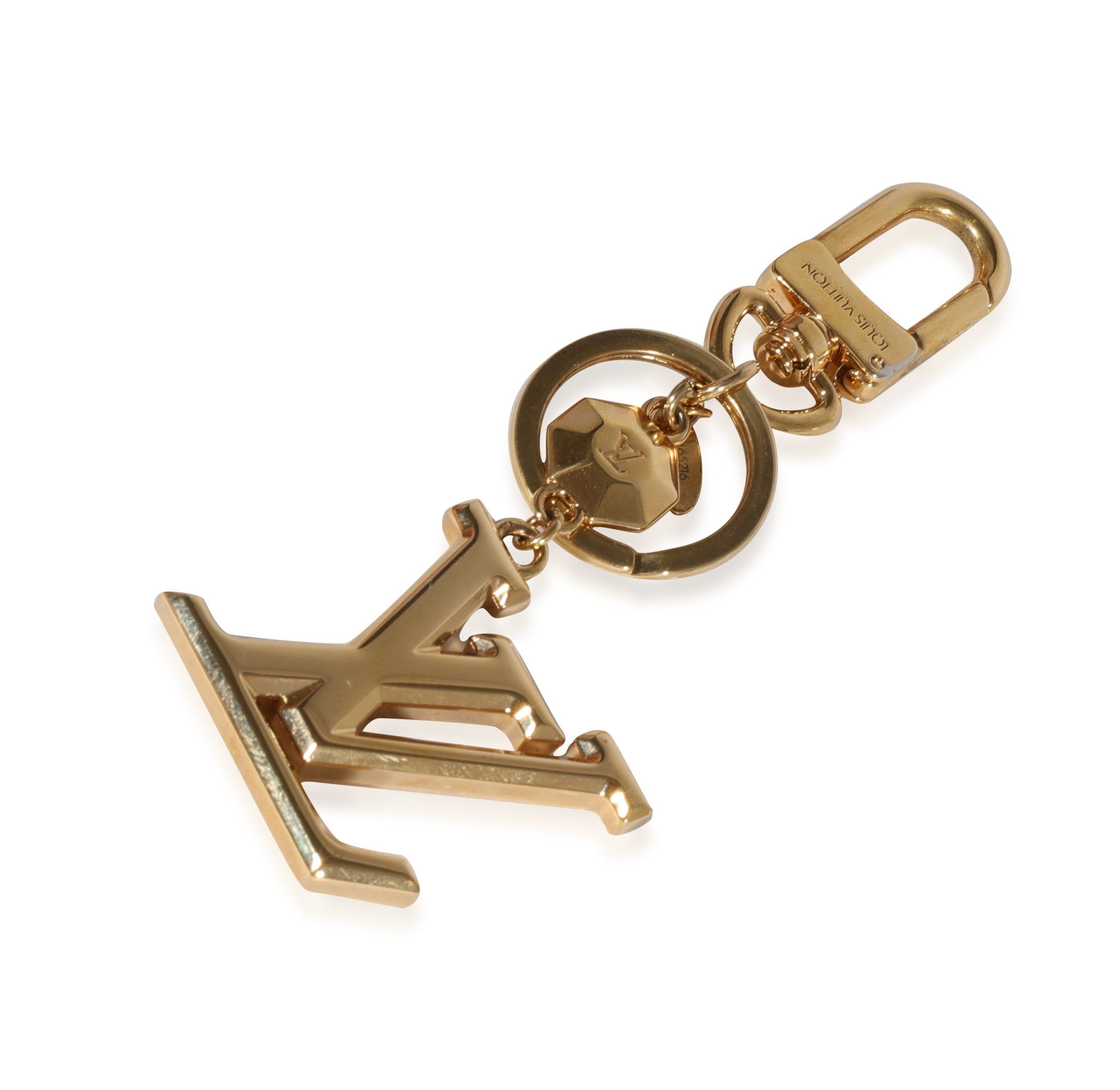 Louis Vuitton Louis Vuitton Gold Metal LV Facettes Bag Charm Size ONE SIZE - 3 Thumbnail