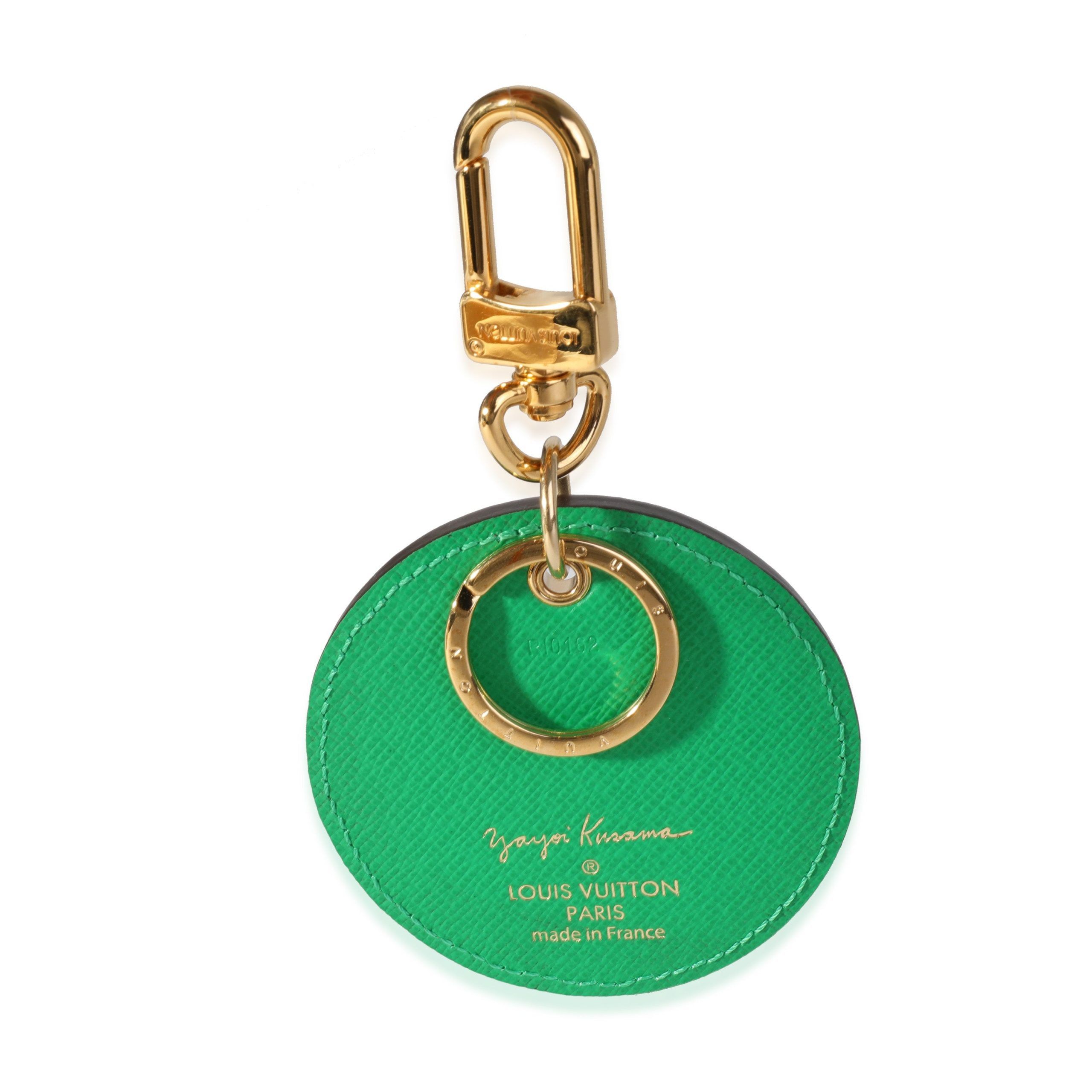 Louis Vuitton Louis Vuitton x Yayoi Kusama Green Infinity Dots Monogram Canvas Bag Charm Size ONE SIZE - 2 Thumbnail