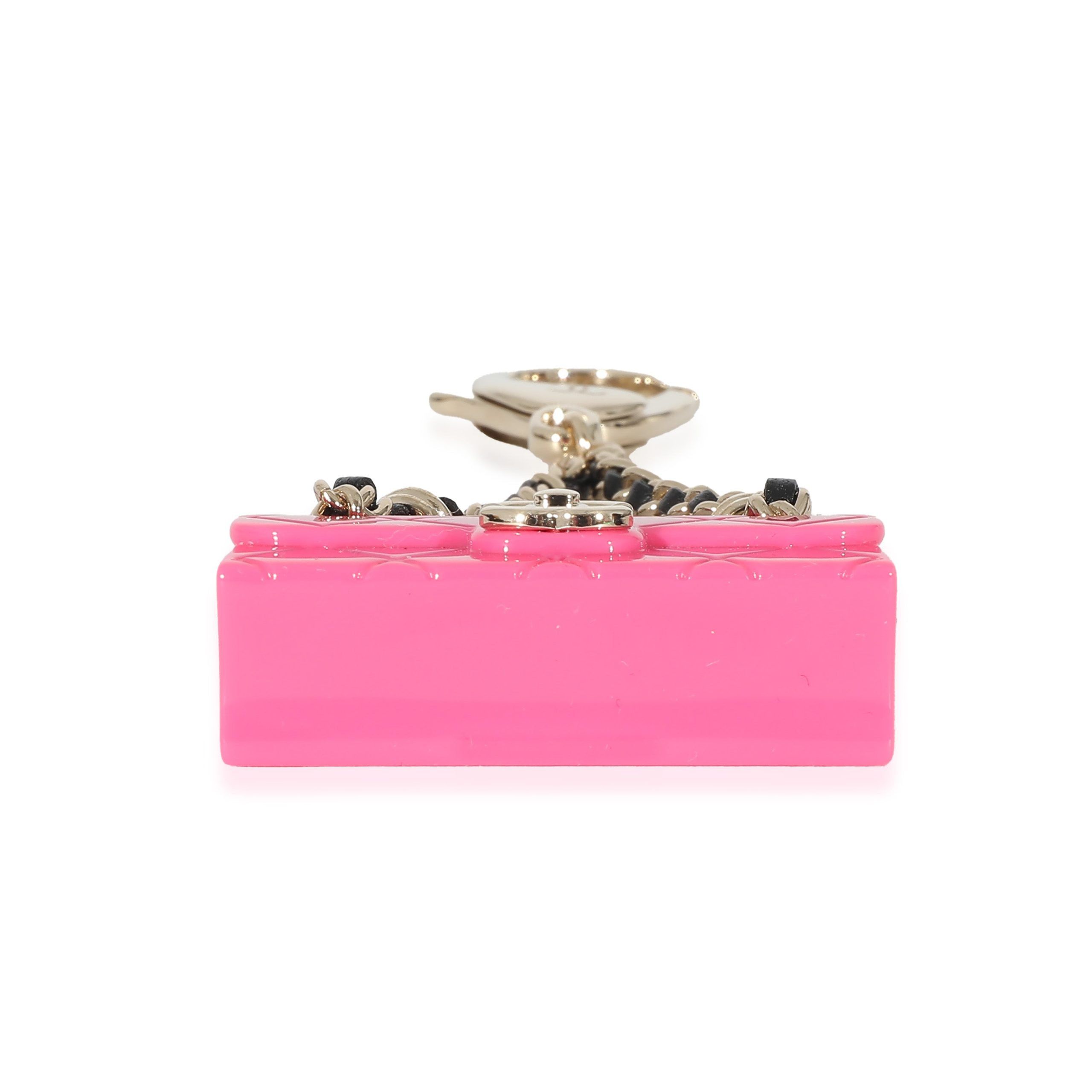 Chanel Chanel Pink Resin Icon Bag Charm Size ONE SIZE - 4 Thumbnail