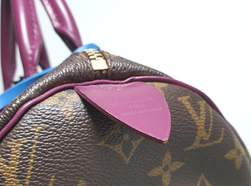 Louis Vuitton LOUIS VUITTON Speedy 30 Monogram Limited Edition Totem Magenta Size ONE SIZE - 3 Thumbnail