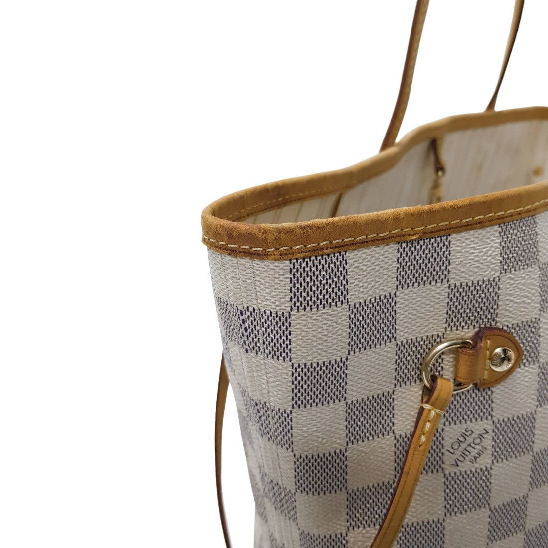 Louis Vuitton LOUIS VUITTON Neverfull Damier Azur MM Tote Bag Size ONE SIZE - 5 Thumbnail