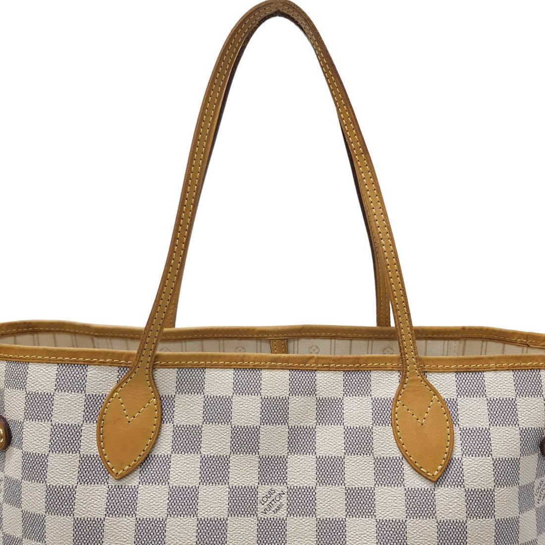 Louis Vuitton LOUIS VUITTON Neverfull Damier Azur MM Tote Bag Size ONE SIZE - 8 Thumbnail
