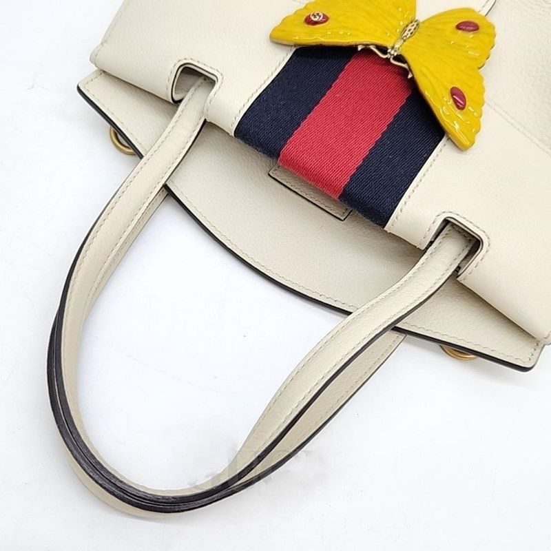 Gucci GUCCI Totem Butterfly Medium Leather Shoulder Bag 505344 Size ONE SIZE - 4 Thumbnail