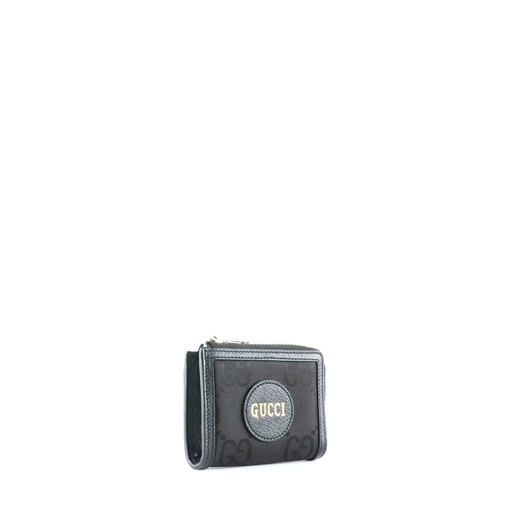 Gucci GUCCI - Off The Grid wallet in black leather and canvas Size ONE SIZE - 2 Thumbnail