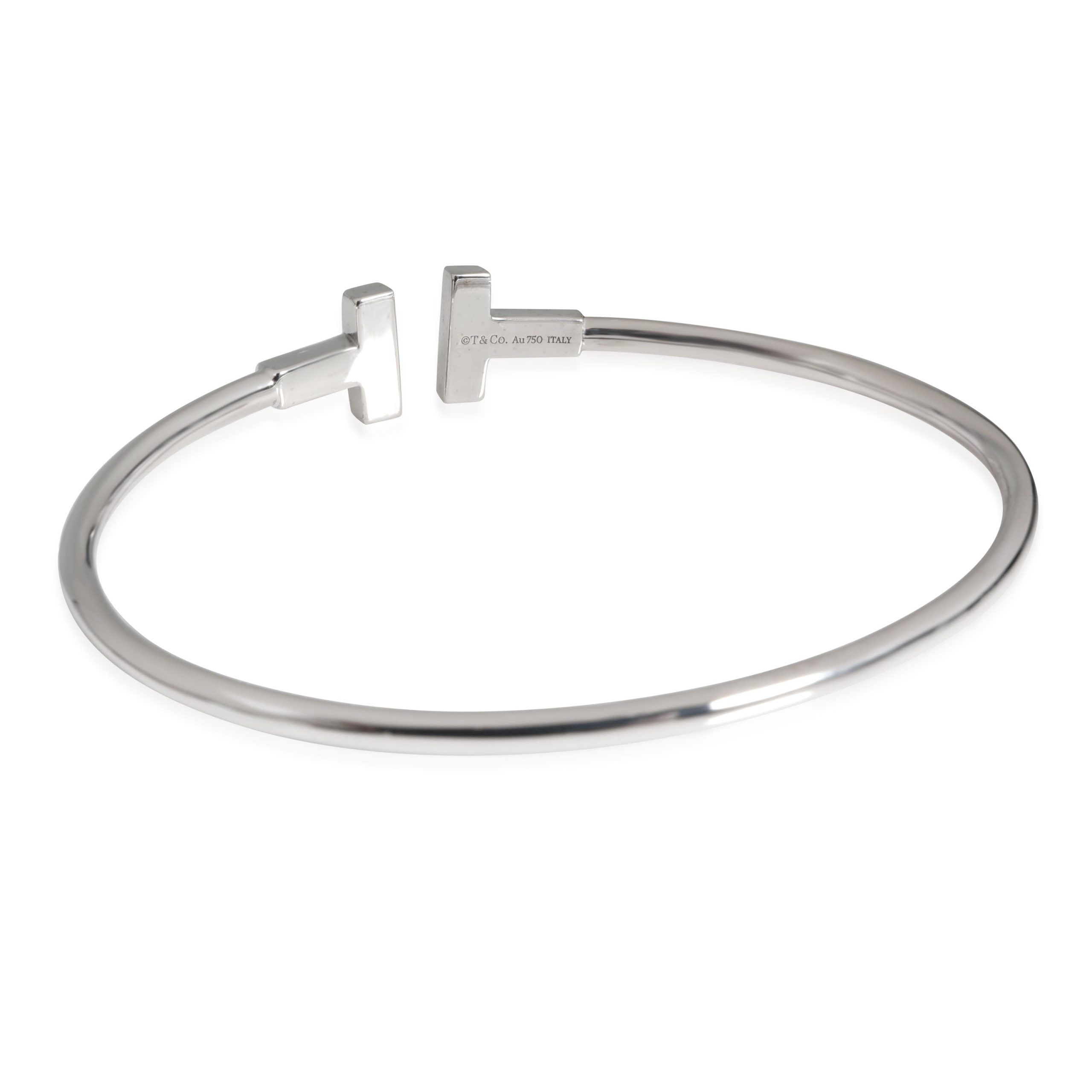 Tiffany & Co. Tiffany & Co. T Bracelet in 18K White Gold Size ONE SIZE - 3 Thumbnail