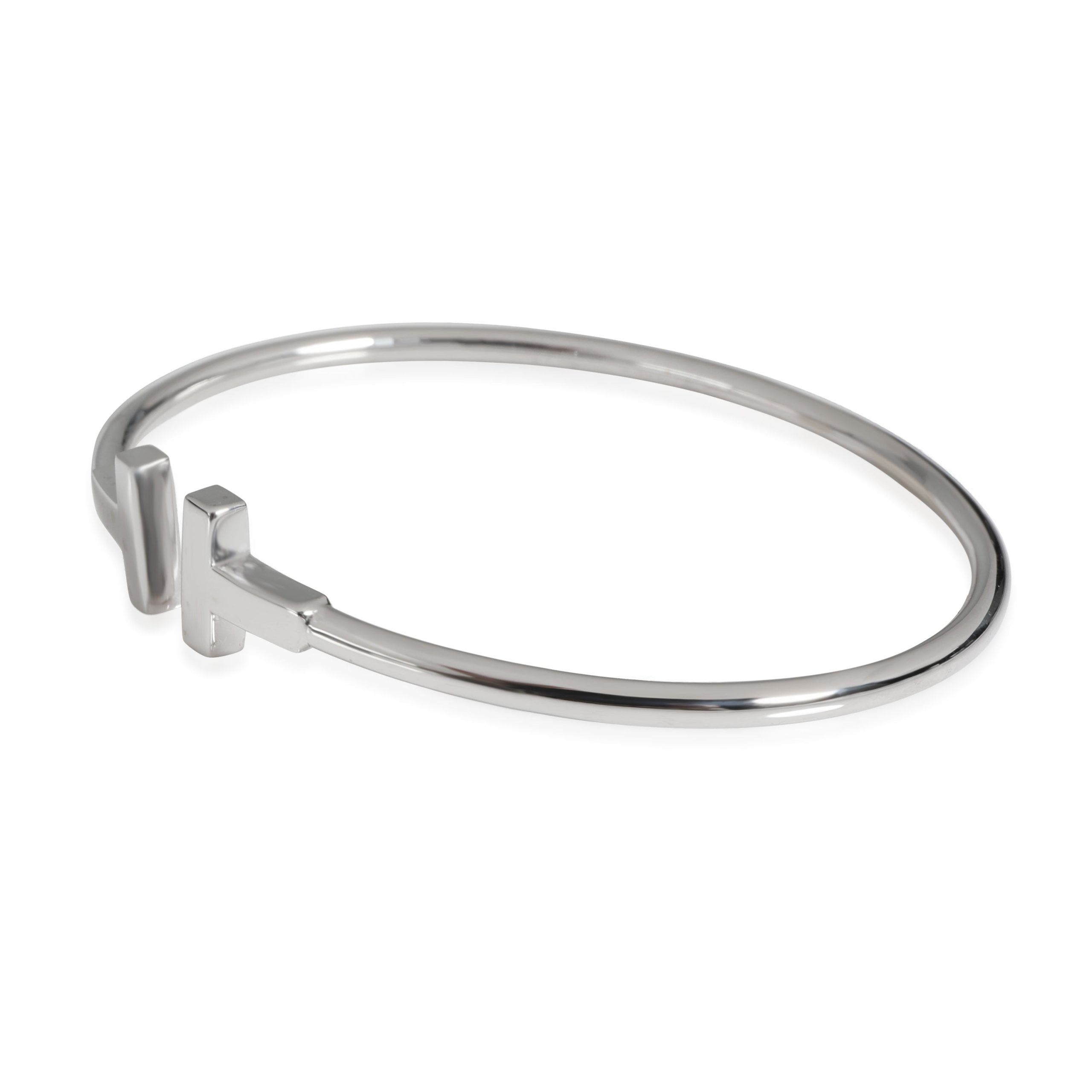 Tiffany & Co. Tiffany & Co. T Bracelet in 18K White Gold Size ONE SIZE - 2 Thumbnail