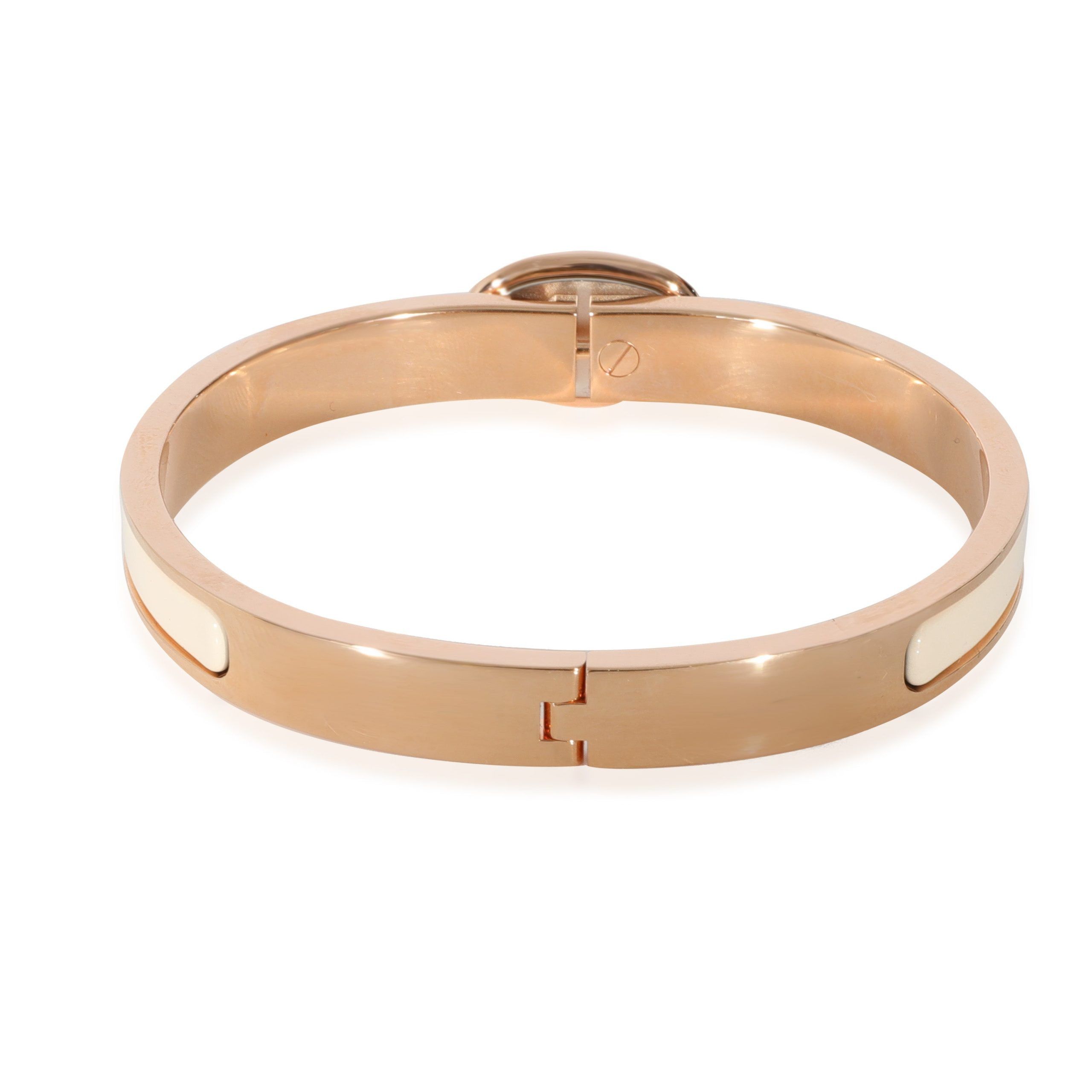 Hermès Mini Clic Chaine d’Ancre Bracelet In Creme