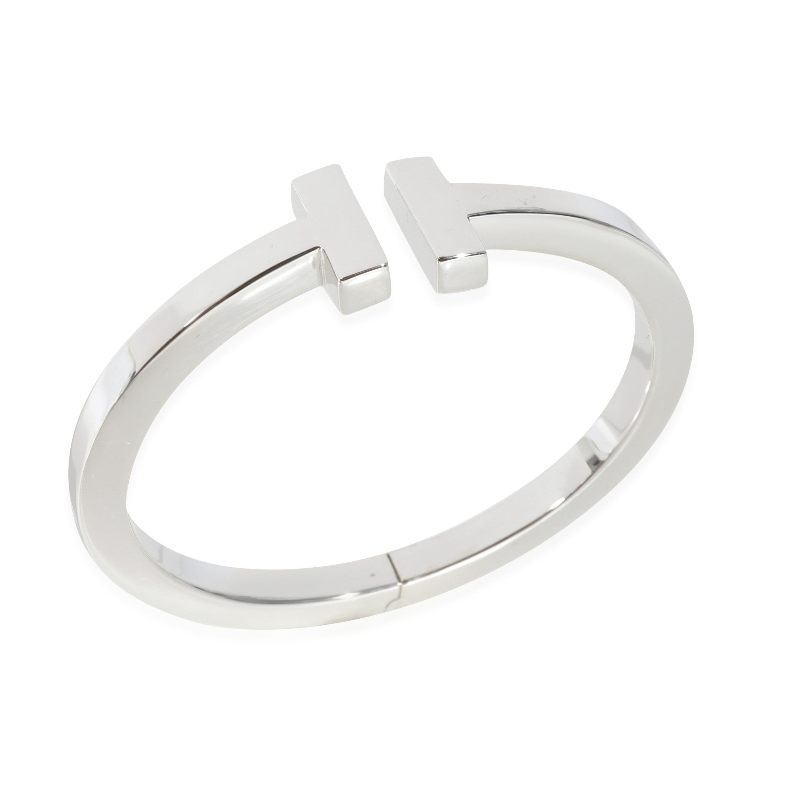 Tiffany & Co. Tiffany & Co. Tiffany T Bracelet in Sterling Silver Size ONE SIZE - 4 Thumbnail