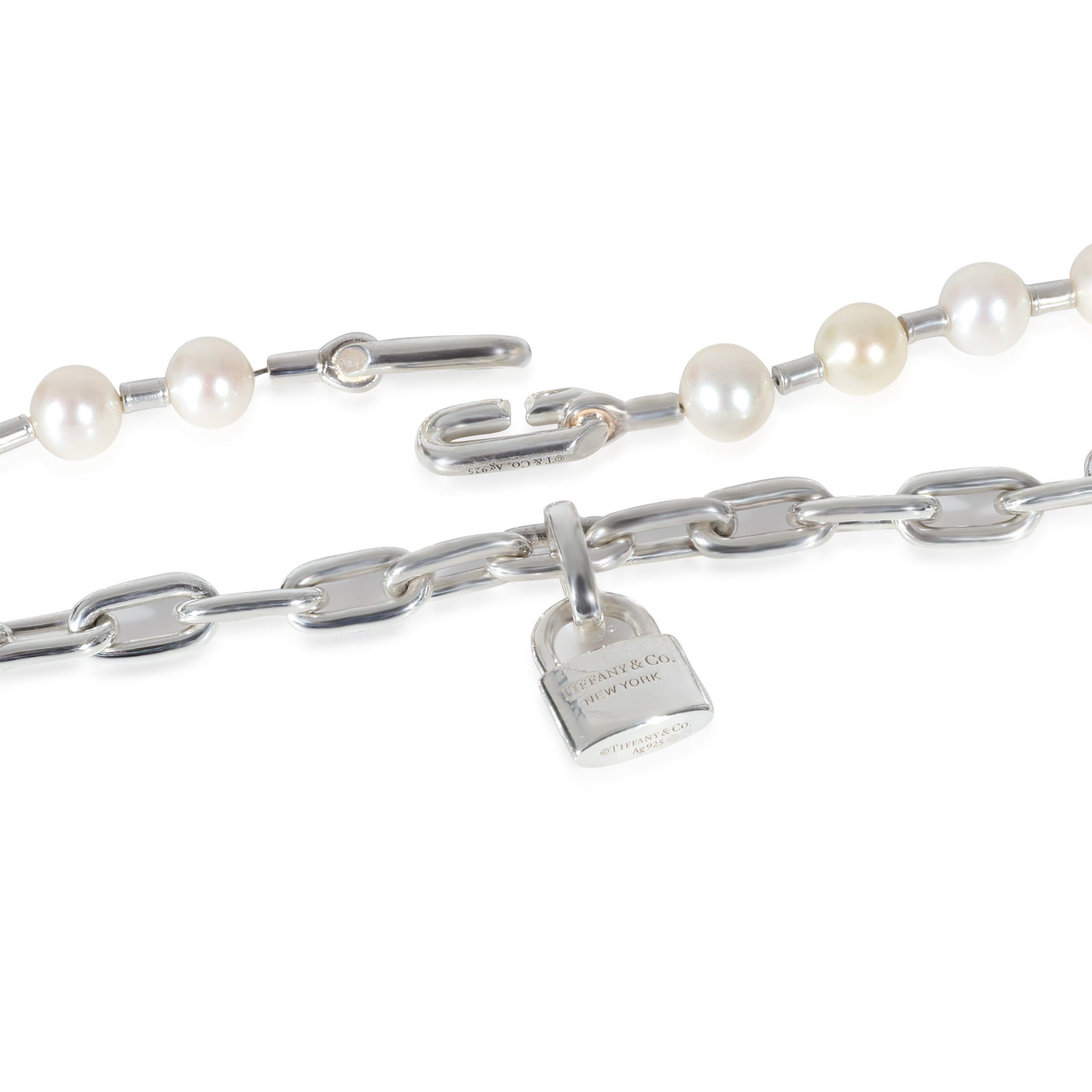 Tiffany & Co. Tiffany & Co. HardWear Pearl Lock Bracelet in Sterling Silver Size ONE SIZE - 3 Thumbnail