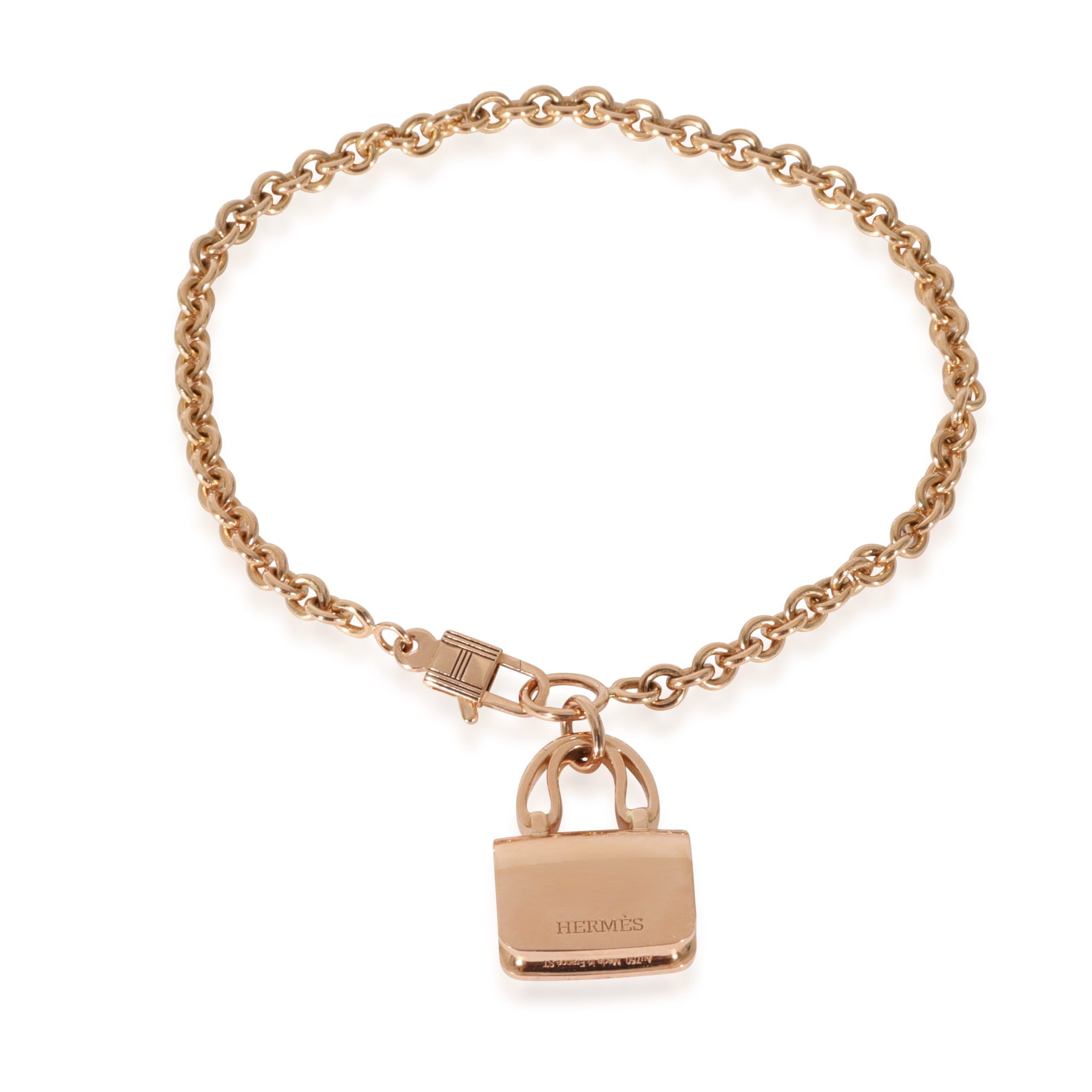 Hermes Hermès Amulettes Collection Constance Diamond Bracelet in 18k Rose Gold 0.44 CTW Size ONE SIZE - 2 Thumbnail