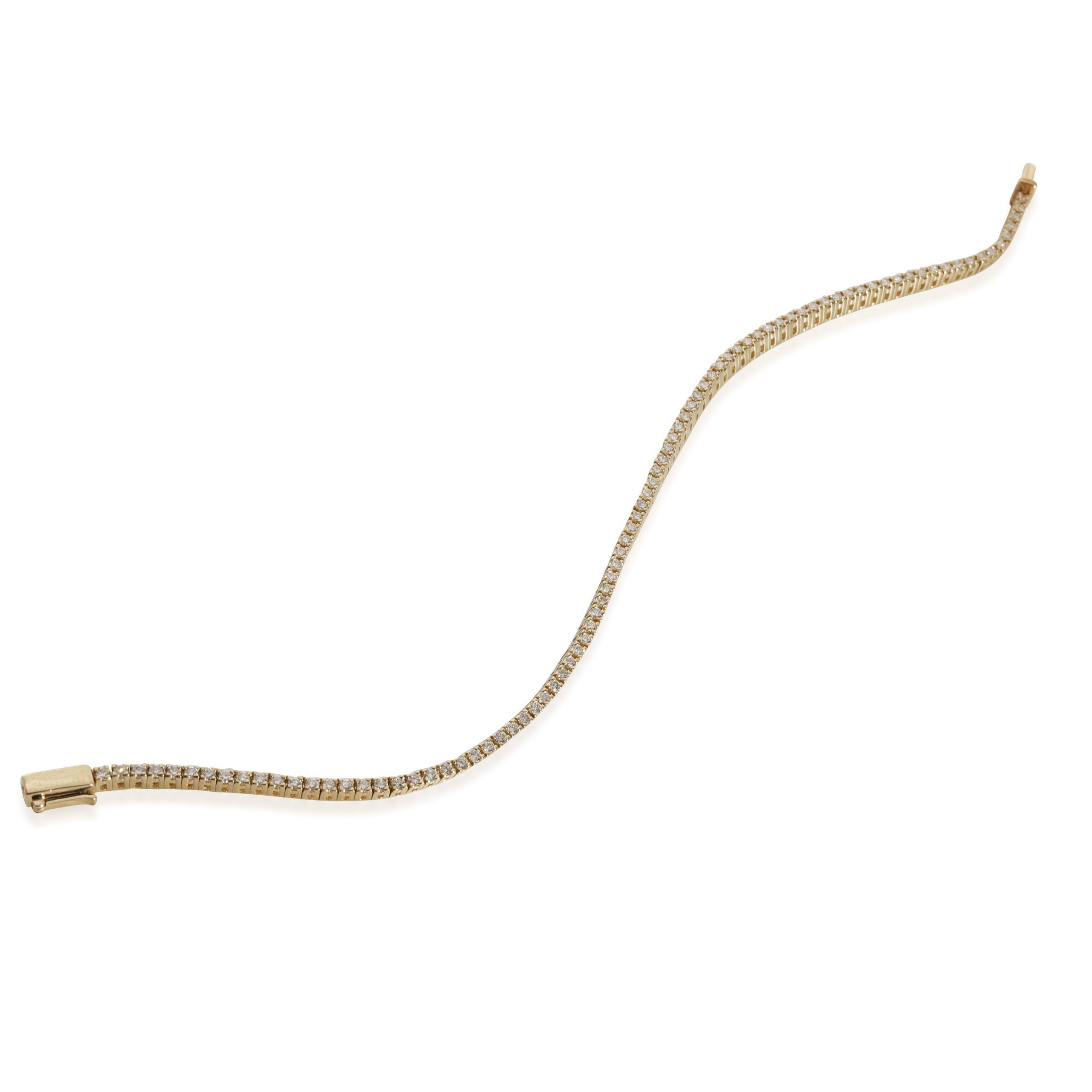 Tiffany & Co. Diamond Micro Tennis Bracelet in 14k Yellow Gold 0.88 CTW Size ONE SIZE - 2 Thumbnail
