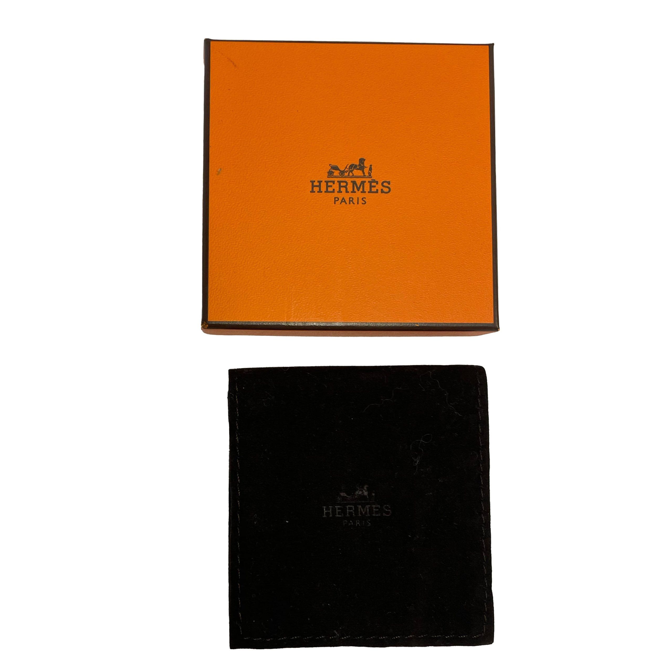Hermes Hermès Narrow Enamel Bracelet in Gold Plated, 62mm Size ONE SIZE - 4 Thumbnail