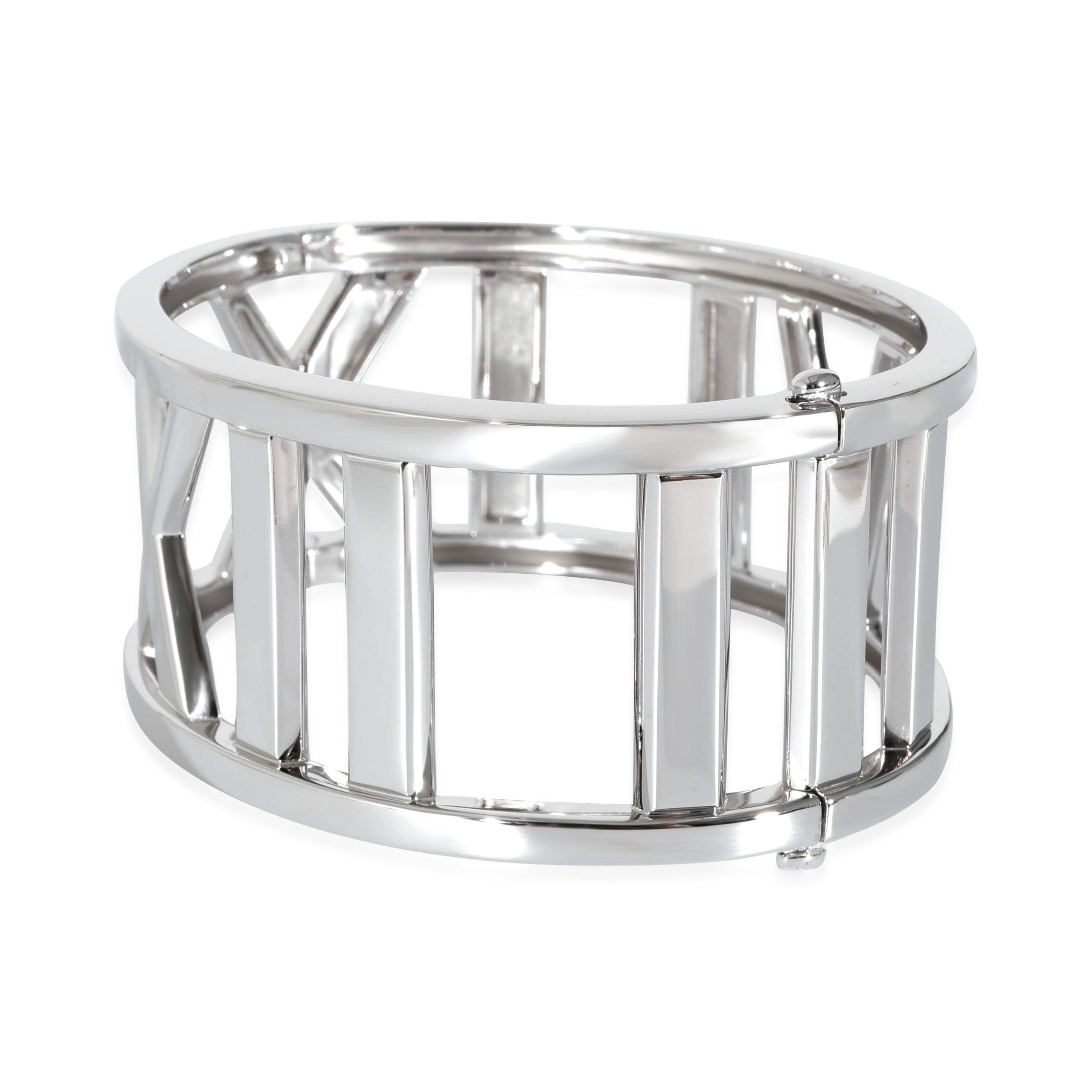 Tiffany & Co. Tiffany & Co. Wide Atlas Open Bangle in 18k White Gold Size ONE SIZE - 2 Thumbnail