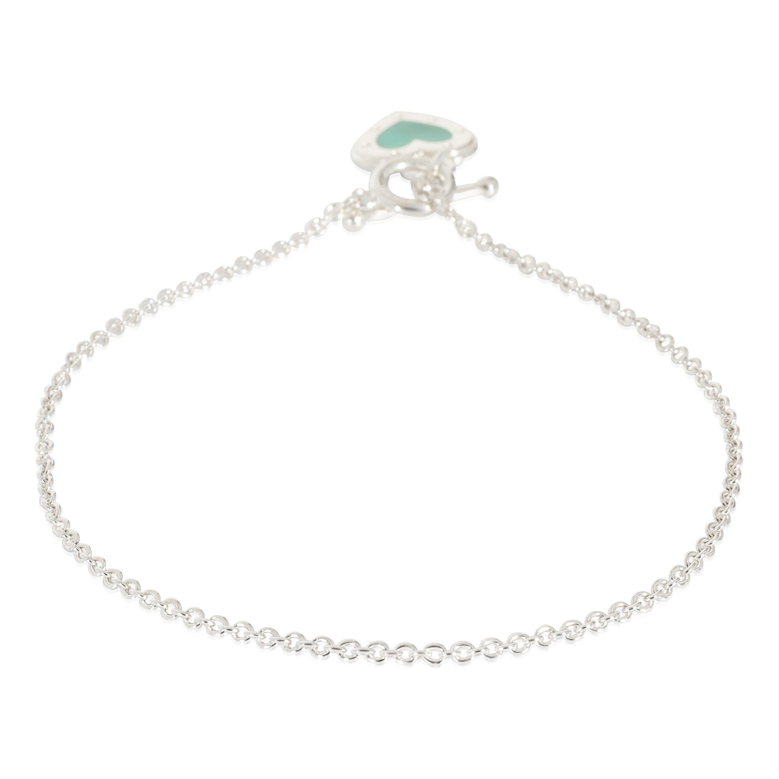 Tiffany & Co. Tiffany & Co. Return To Tiffany Blue Enamel Bracelet in Sterling Silver Size ONE SIZE - 2 Thumbnail