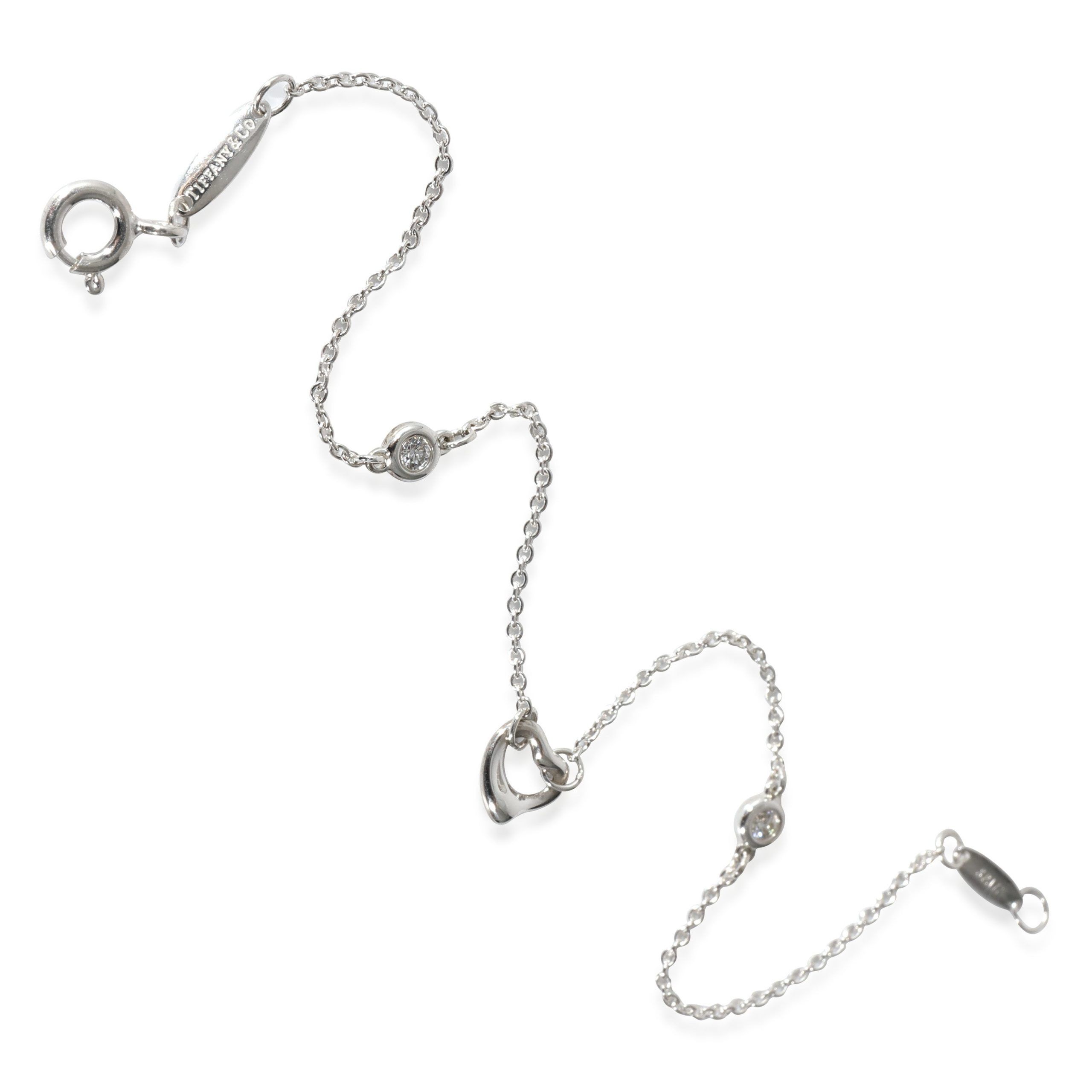 Tiffany & Co. Tiffany & Co. Elsa Peretti Diamond Bracelet in Sterling Silver 0.06 CTW Size ONE SIZE - 2 Thumbnail