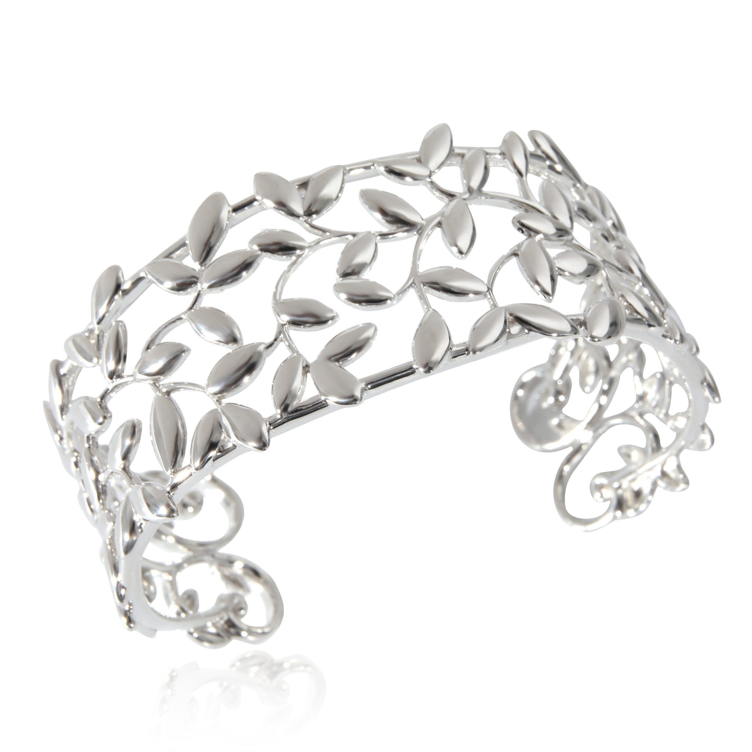 Tiffany & Co. Tiffany & Co. Paloma Picasso Olive Leaf Cuff in Sterling Silver Size ONE SIZE - 3 Thumbnail