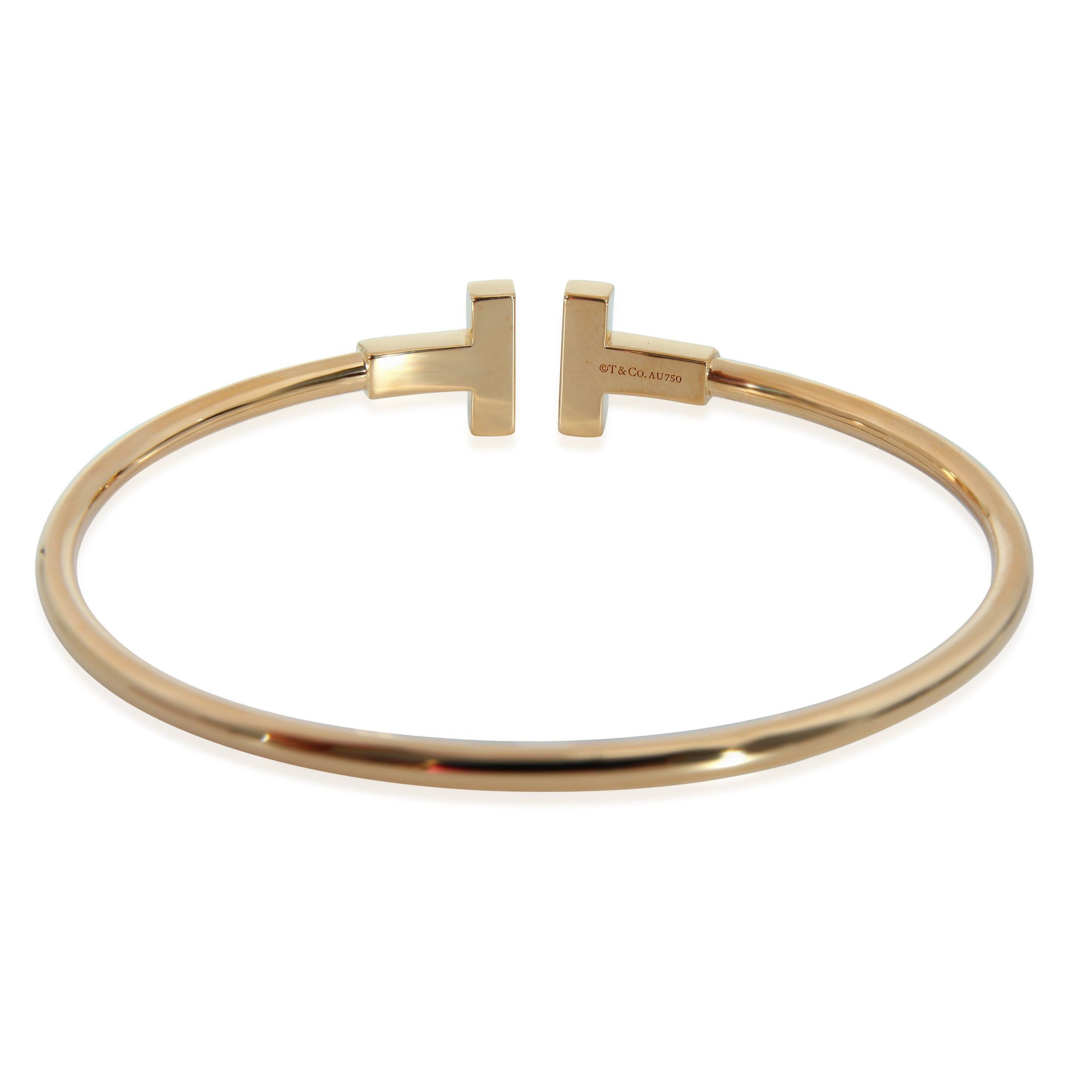 Tiffany & Co. Tiffany & Co. Tiffany T Bracelet in 18k Yellow Gold Size ONE SIZE - 4 Thumbnail