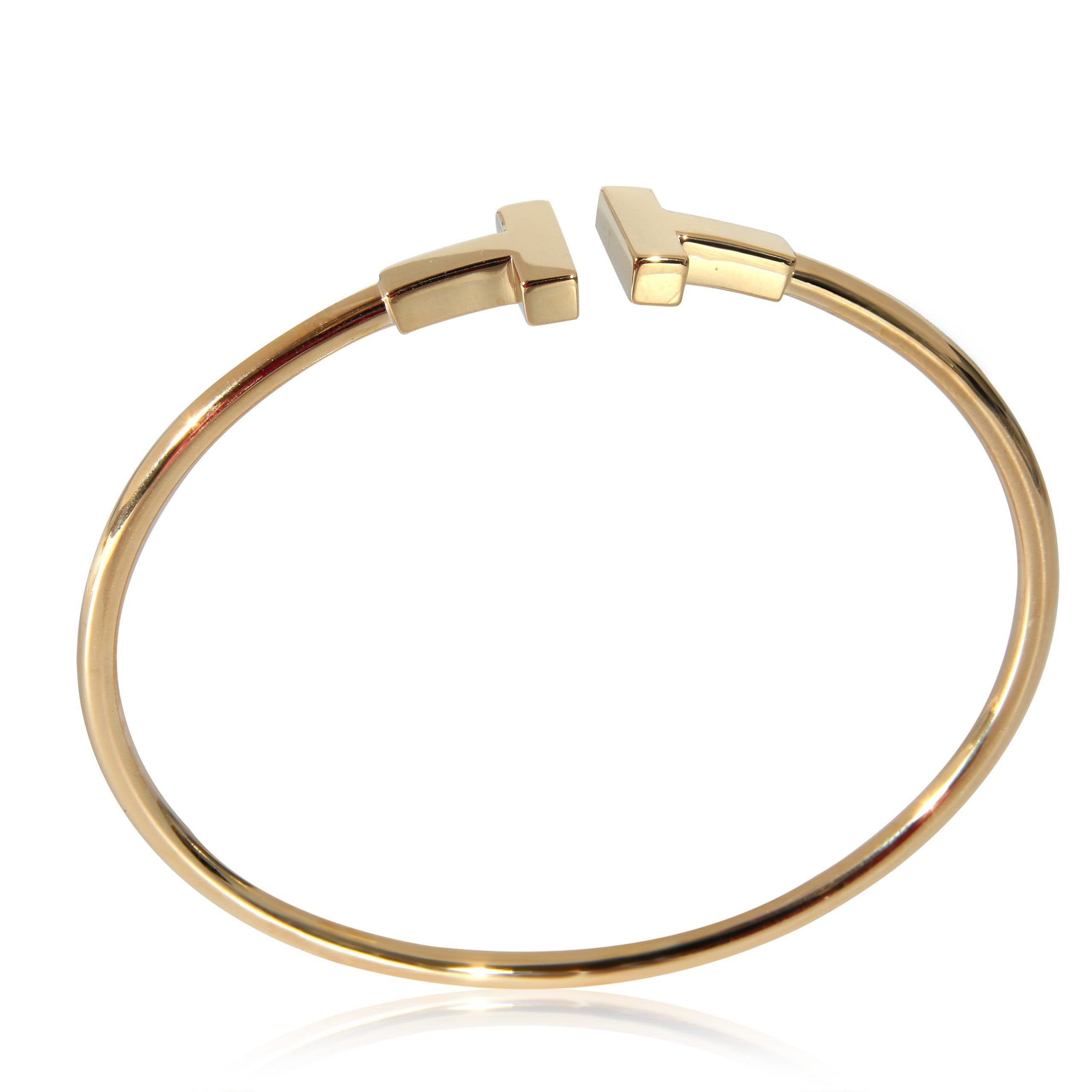 Tiffany & Co. Tiffany & Co. Tiffany T Bracelet in 18k Yellow Gold Size ONE SIZE - 6 Thumbnail
