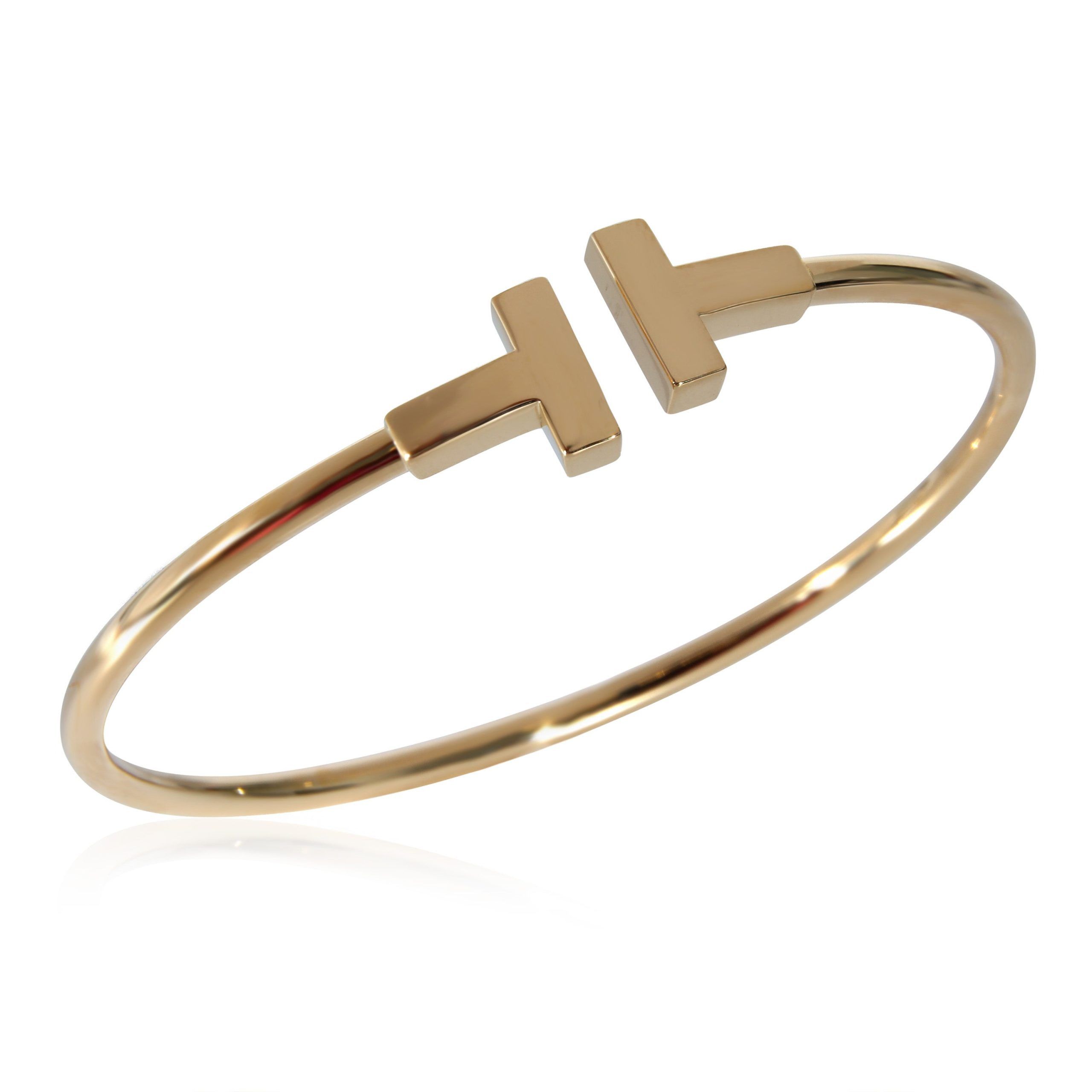 Tiffany & Co. Tiffany & Co. Tiffany T Bracelet in 18k Yellow Gold Size ONE SIZE - 3 Thumbnail
