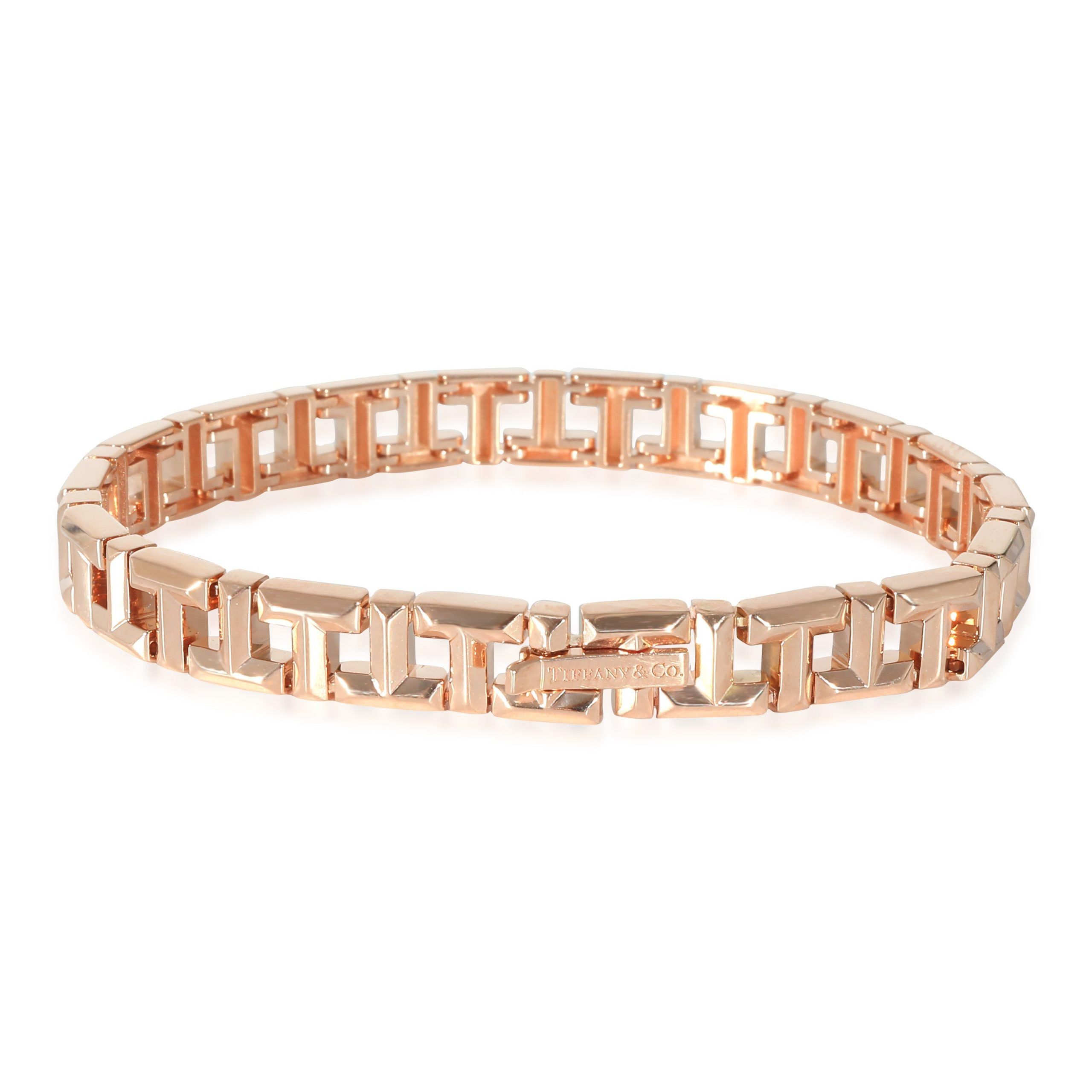 Tiffany & Co. Tiffany & Co. Tiffany T Narrow Bracelet in 18K Rose Gold Size ONE SIZE - 3 Thumbnail