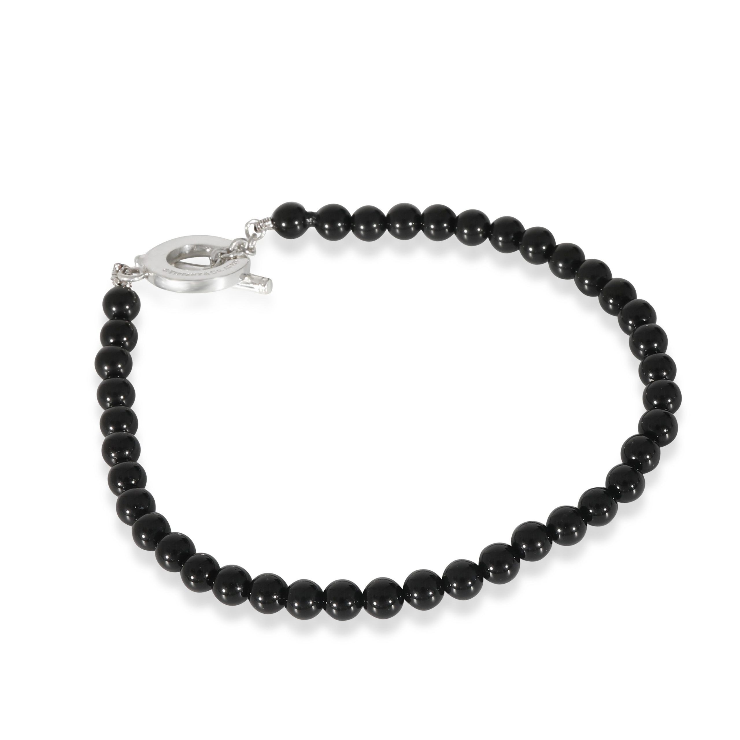 Tiffany & Co. Tiffany & Co. Tiffany Onyx Beads Bracelet in Sterling Silver Size ONE SIZE - 2 Thumbnail