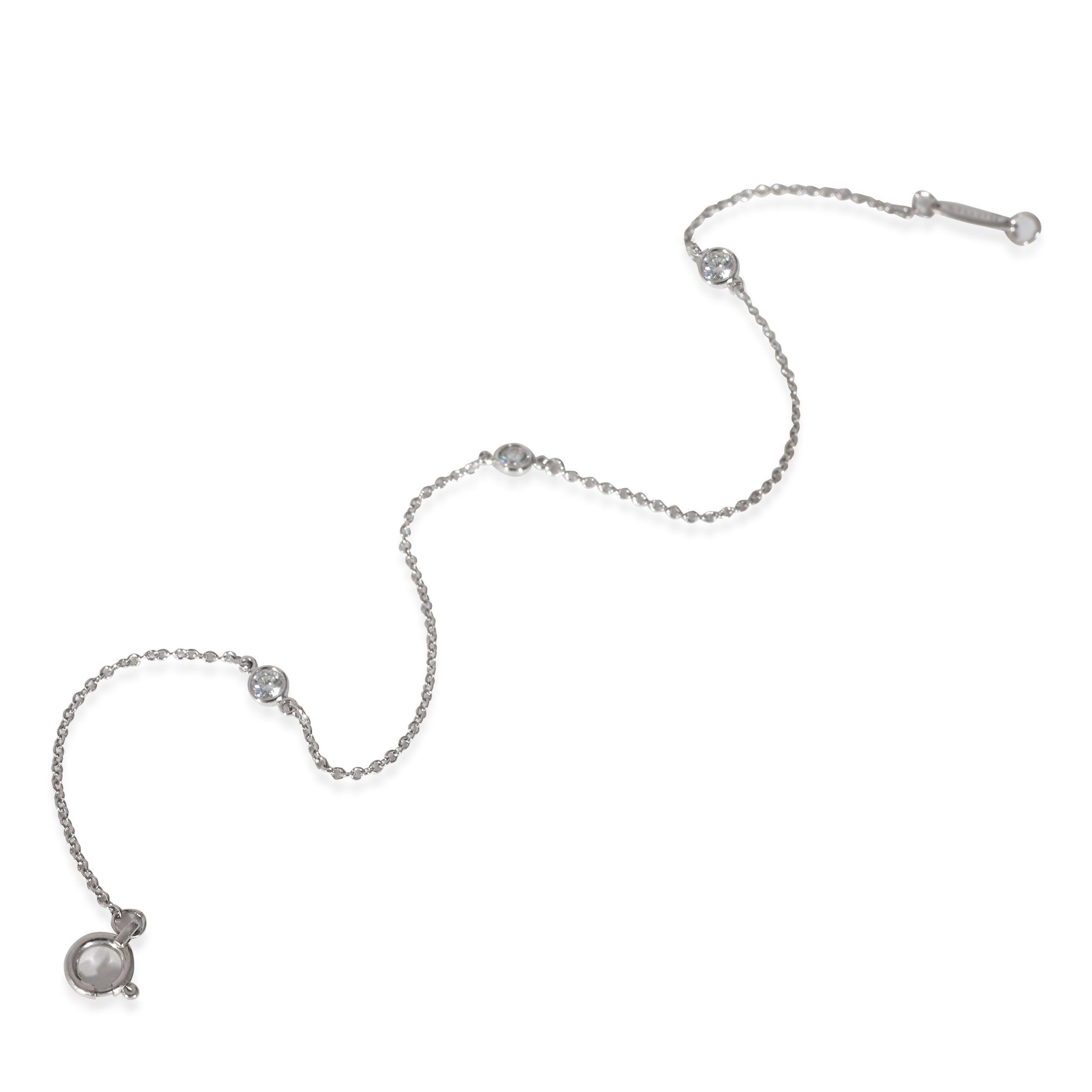 Tiffany & Co. Tiffany & Co. Elsa Peretti Diamond by the Yard Bracelet in Platinum 0.15 CTW Size ONE SIZE - 3 Thumbnail