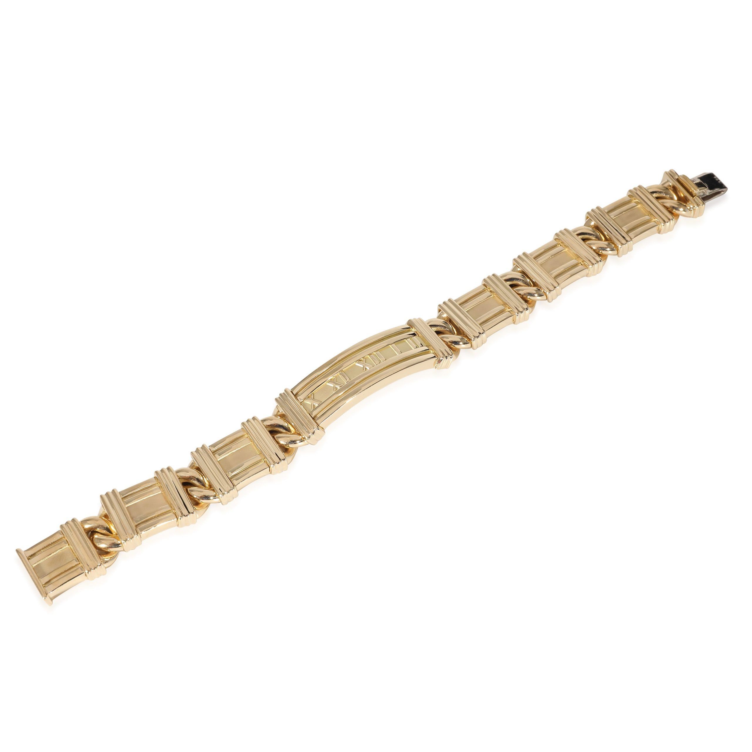 Tiffany & Co. Tiffany & Co. Vintage Atlas Curb Linked Sections Bracelet in 18K Yellow Gold Size ONE SIZE - 3 Thumbnail