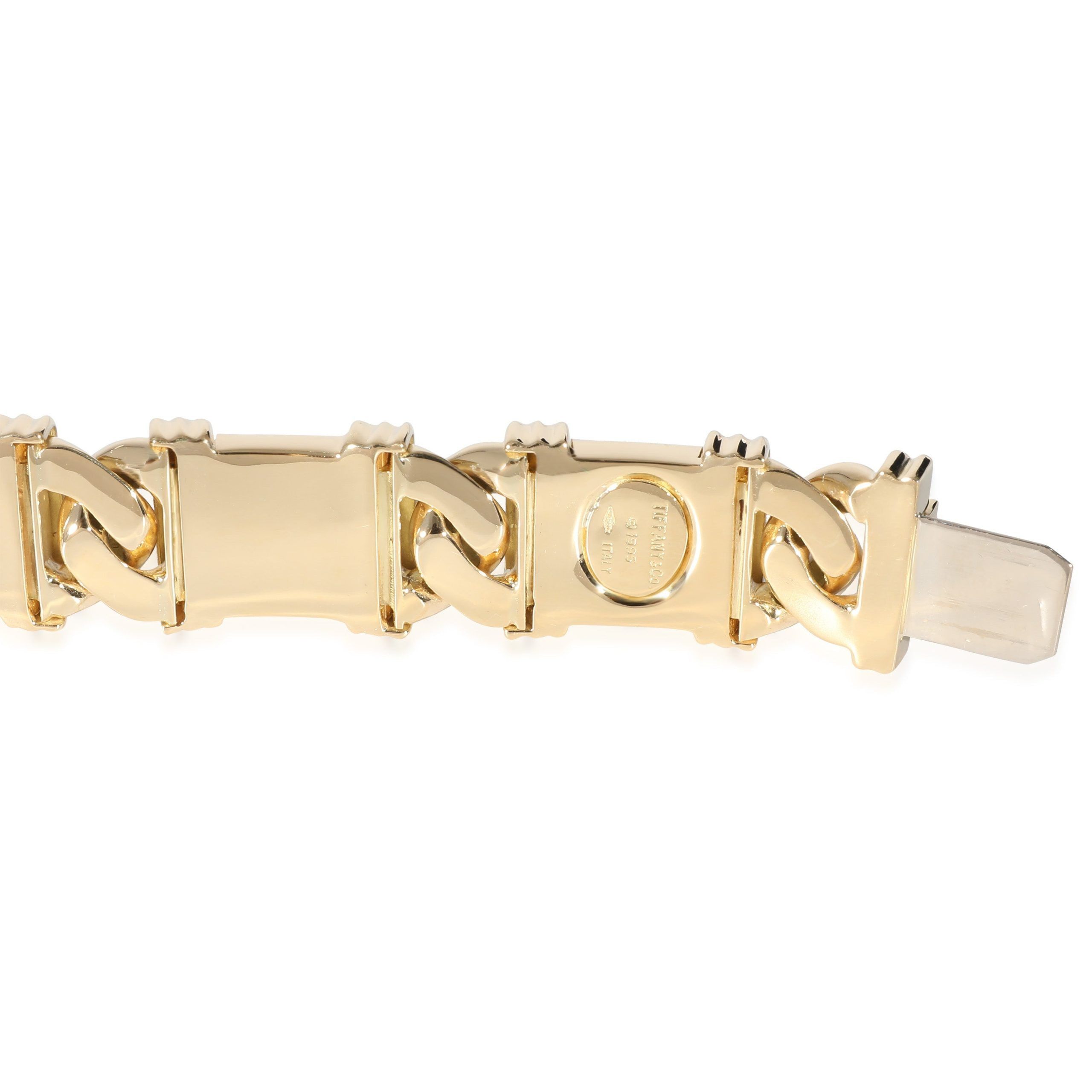 Tiffany & Co. Tiffany & Co. Vintage Atlas Curb Linked Sections Bracelet in 18K Yellow Gold Size ONE SIZE - 5 Thumbnail