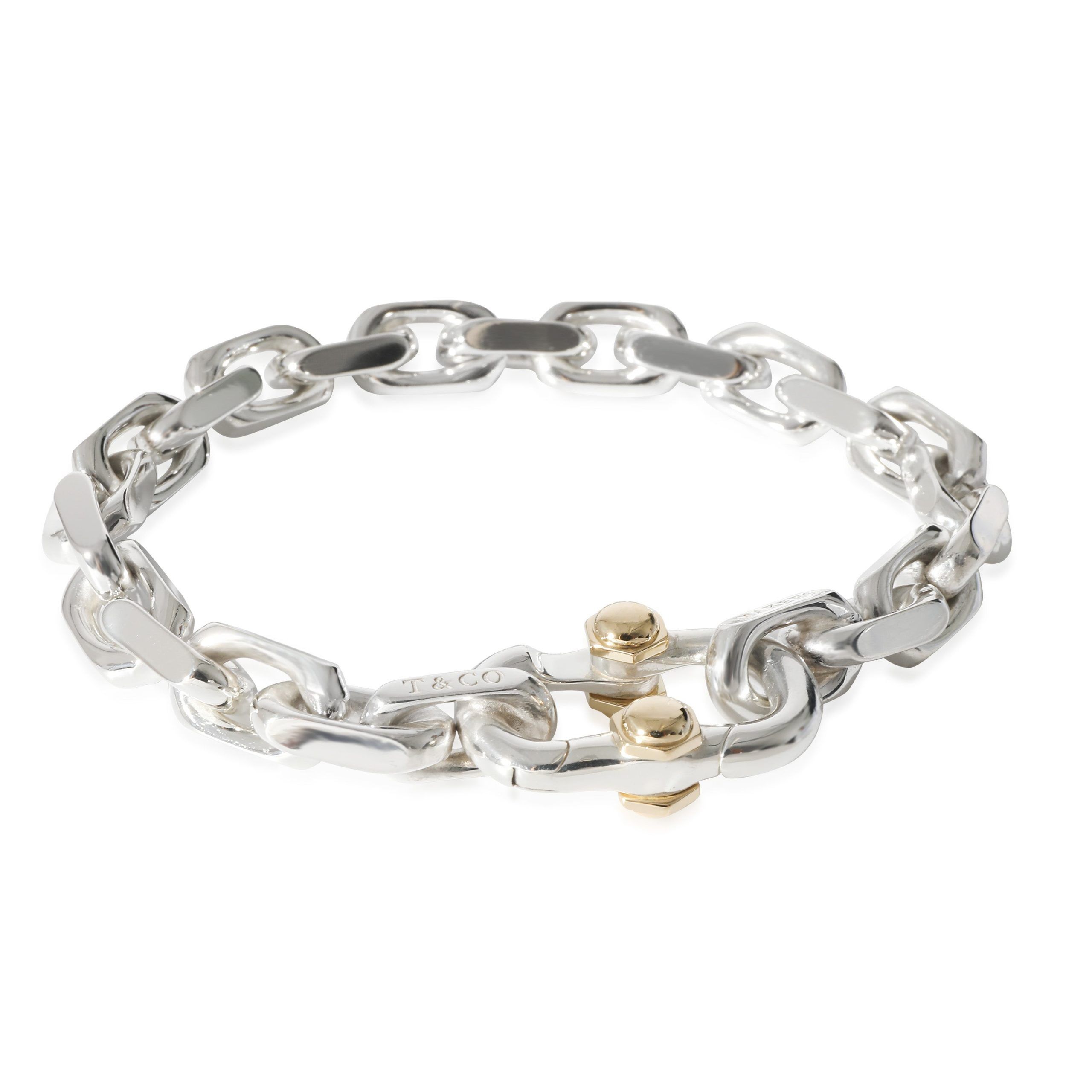 Tiffany & Co. Tiffany & Co. 1837 Makers Mark Bracelet in Yellow Gold/Sterling Silver Size ONE SIZE - 3 Thumbnail