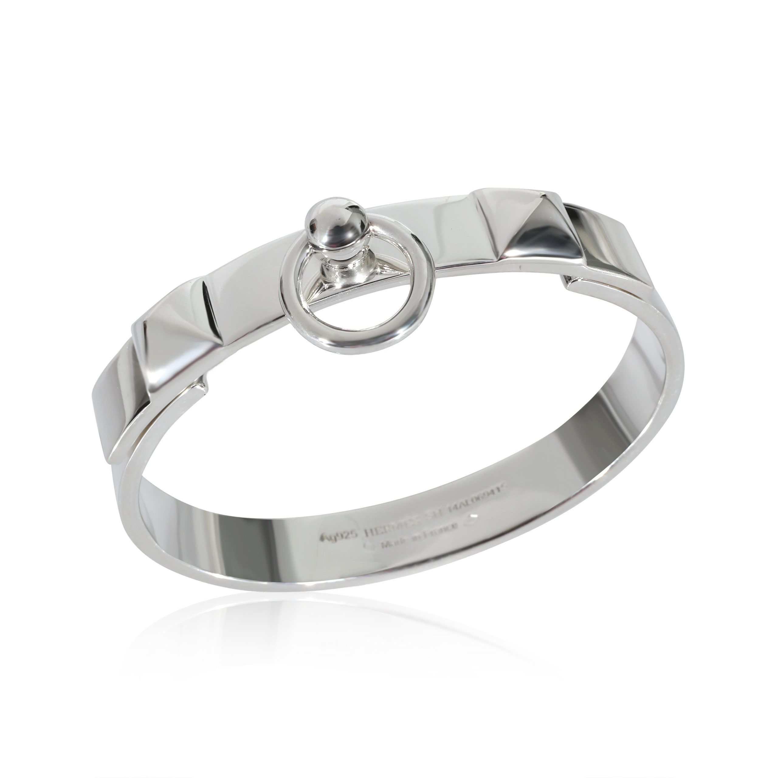 Hermes Hermès Collier de Chien Bracelet in Sterling Silver Size ONE SIZE - 3 Thumbnail