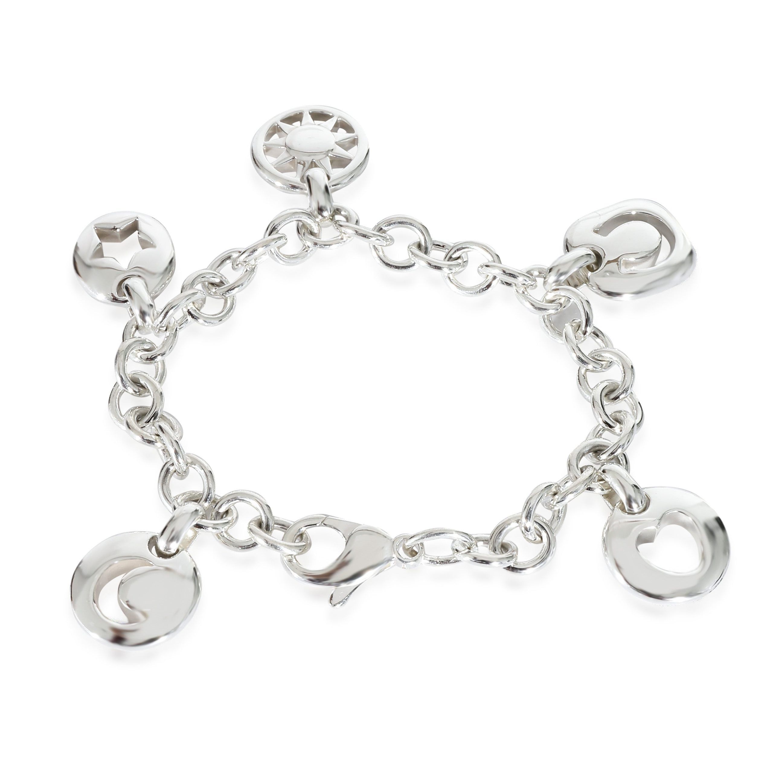 Tiffany & Co. Tiffany & Co. Multi Charm Bracelet in Sterling Silver Size ONE SIZE - 3 Thumbnail