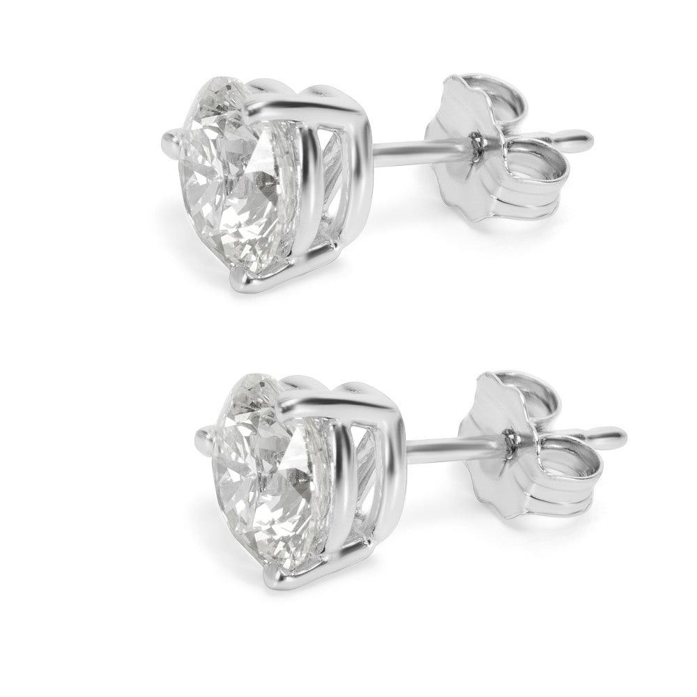 Other 3 Prong Basket Setting Diamond Stud Earrings in 14K White Gold (0.75 CTW) Size ONE SIZE - 2 Thumbnail
