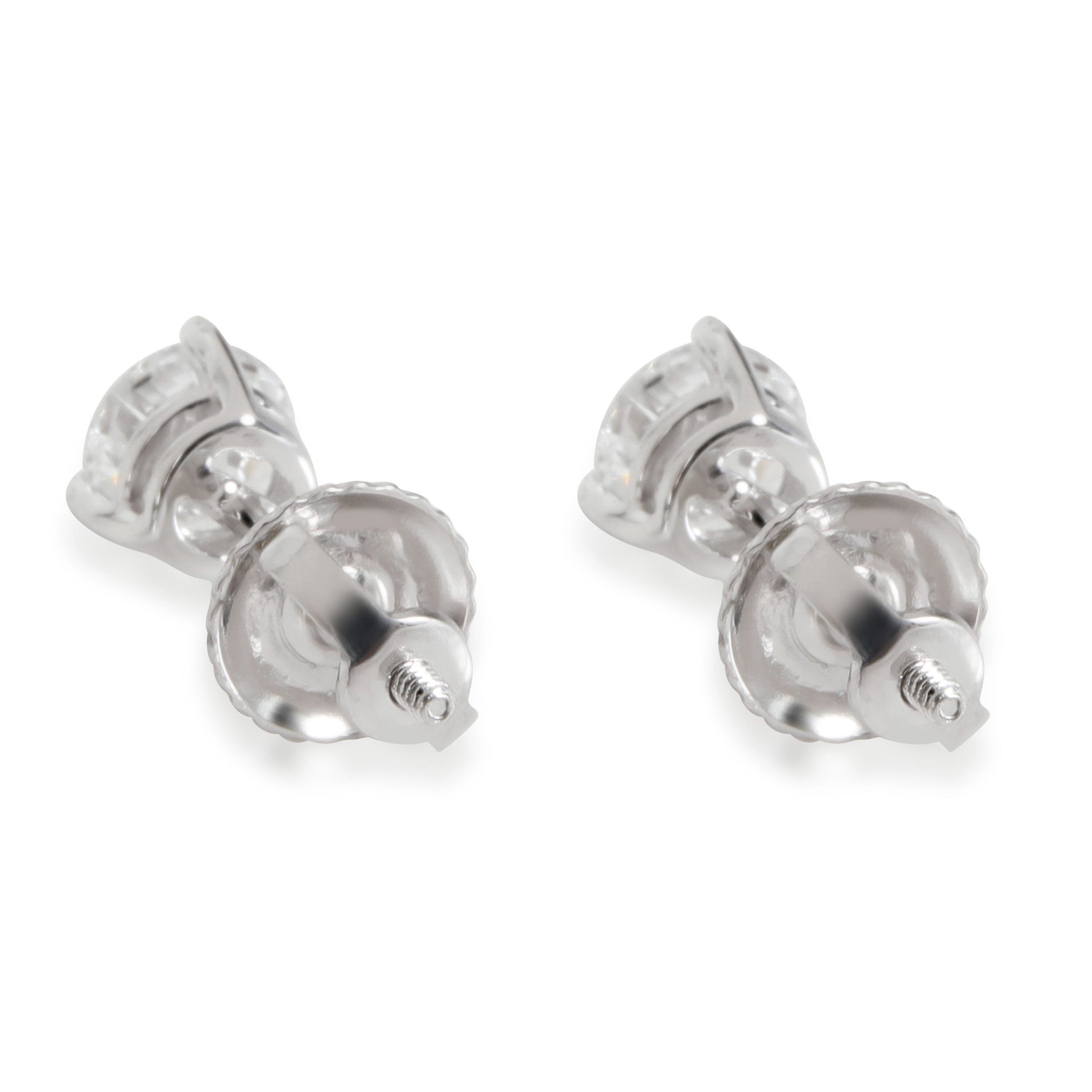 Other 3 Prong Diamond Stud Earring in Platinum D VS1 0.82 CTW Size ONE SIZE - 3 Thumbnail