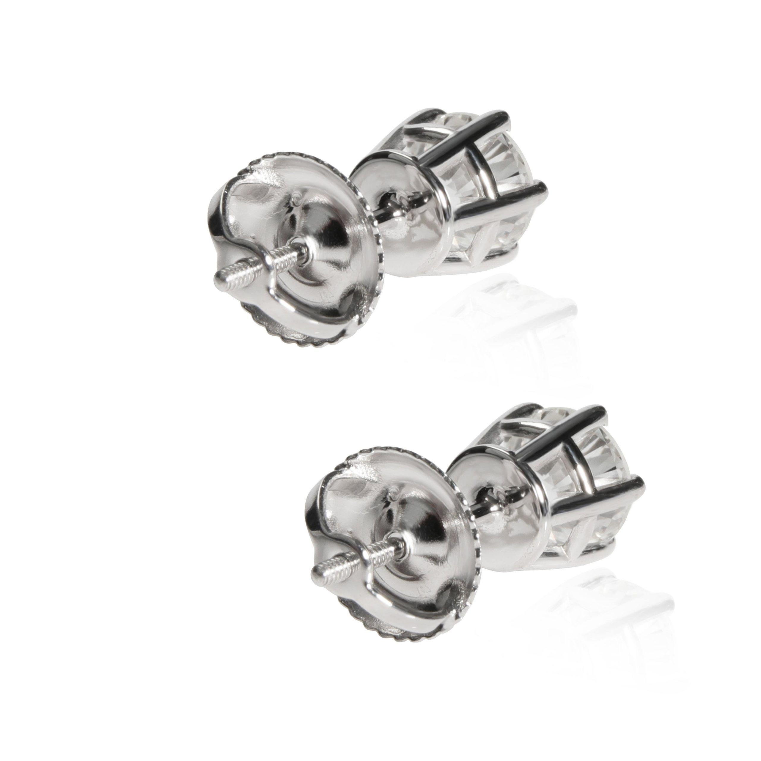 Other 6 Prong Diamond Stud Earring in 14K White Gold G SI2 1.00 CTW Size ONE SIZE - 3 Thumbnail