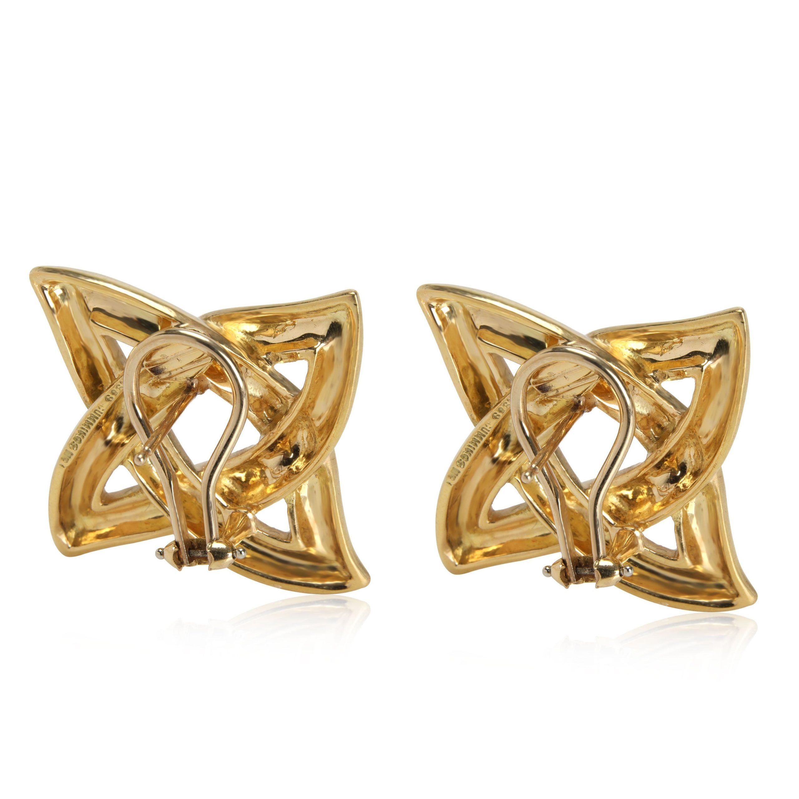 Other Angela Cummings Celtic Knot Earrings in 18K Yellow Gold Size ONE SIZE - 3 Thumbnail